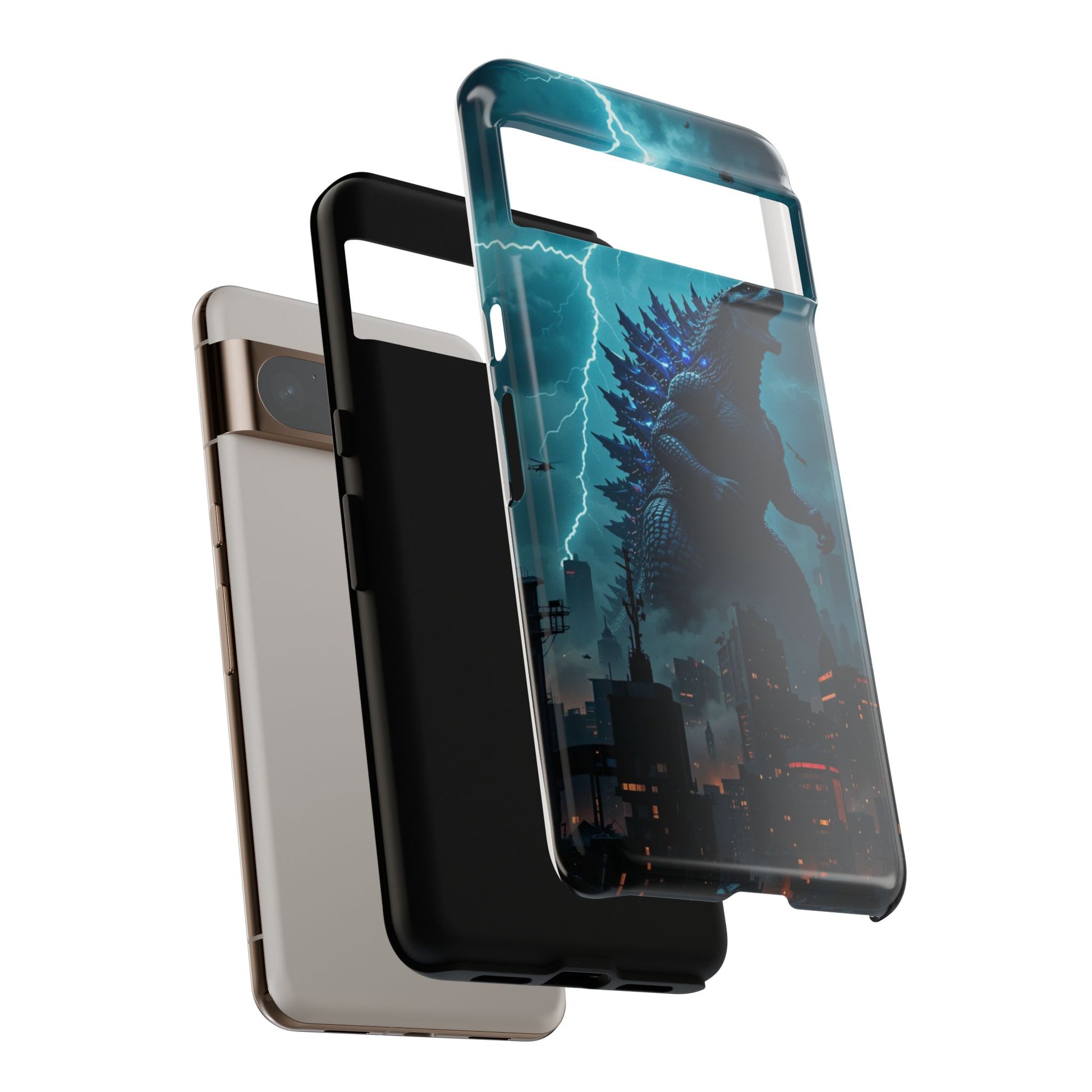 Godzilla Phone Case, Tough Cases for iPhones, Samsung, and Pixel