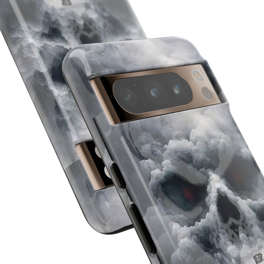 Skull Pirate Ship Football Buccaneers Tough Cases for iPhones, Samsung, and Pixel