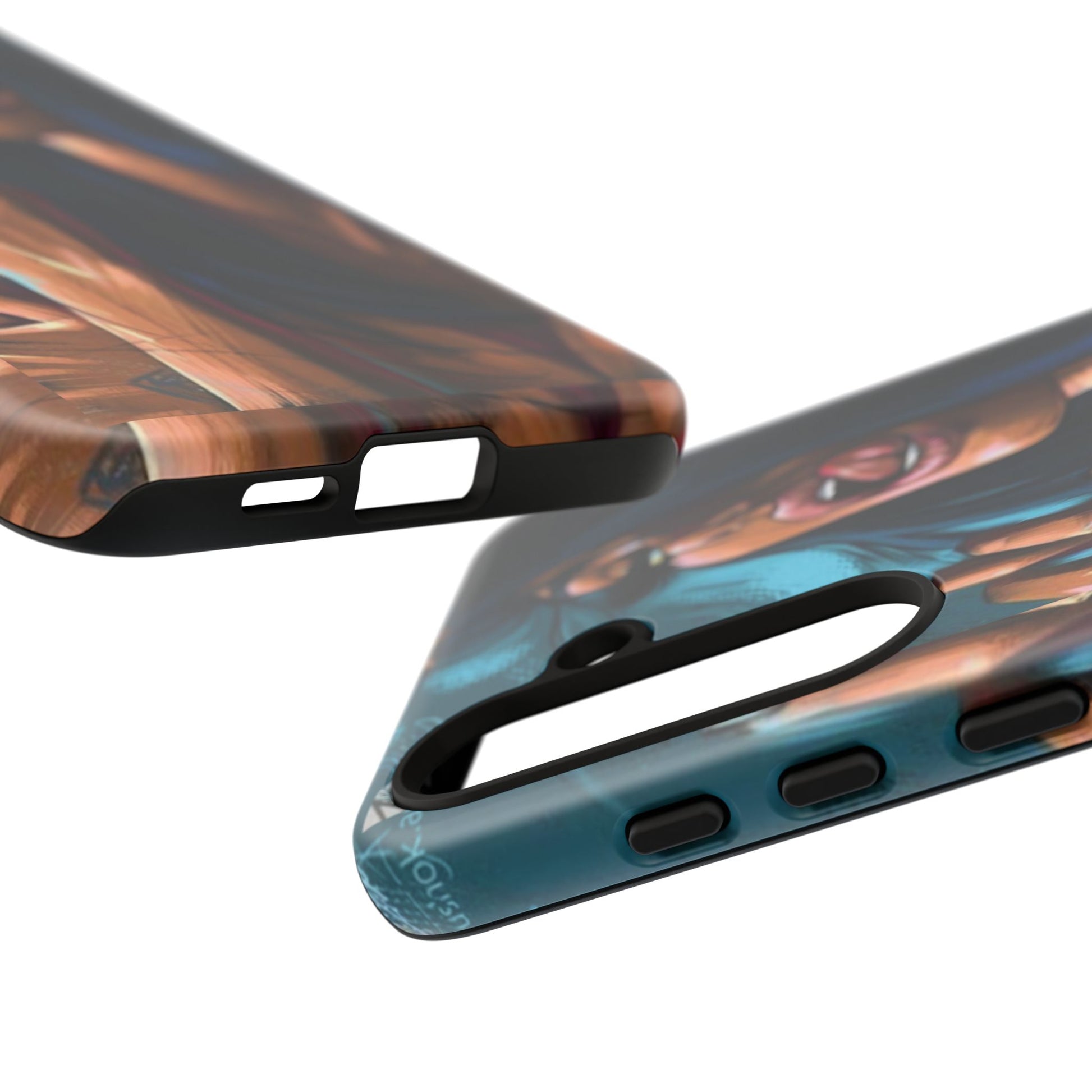 Tough Girl Theme Urban Design Cases for iPhones, Samsung, and Pixel