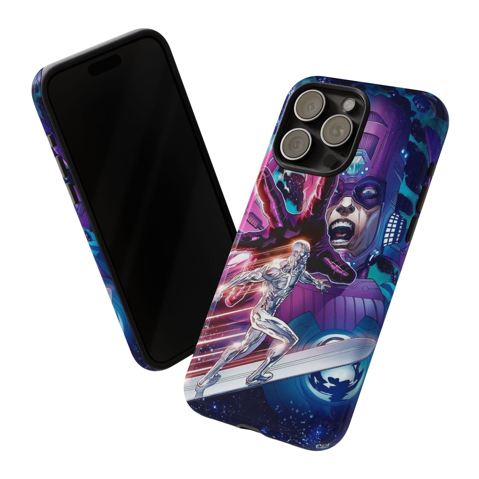 Galactus x Silver Surfer Marvel Phone Case, Tough Cases for iPhones, Samsung, and Pixel
