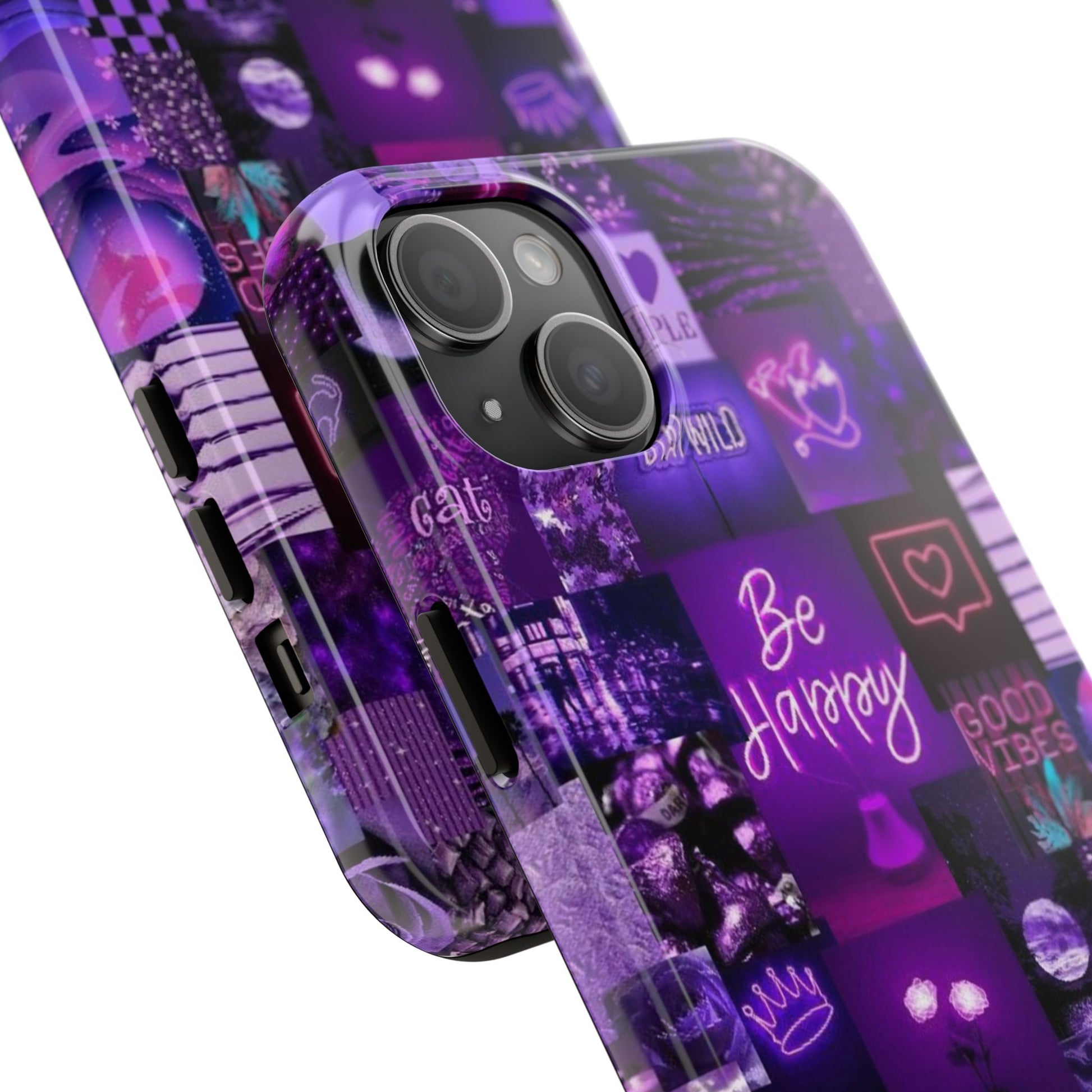 Be Happy Themed Tough Phone Cases for Iphones & Samsung Phones