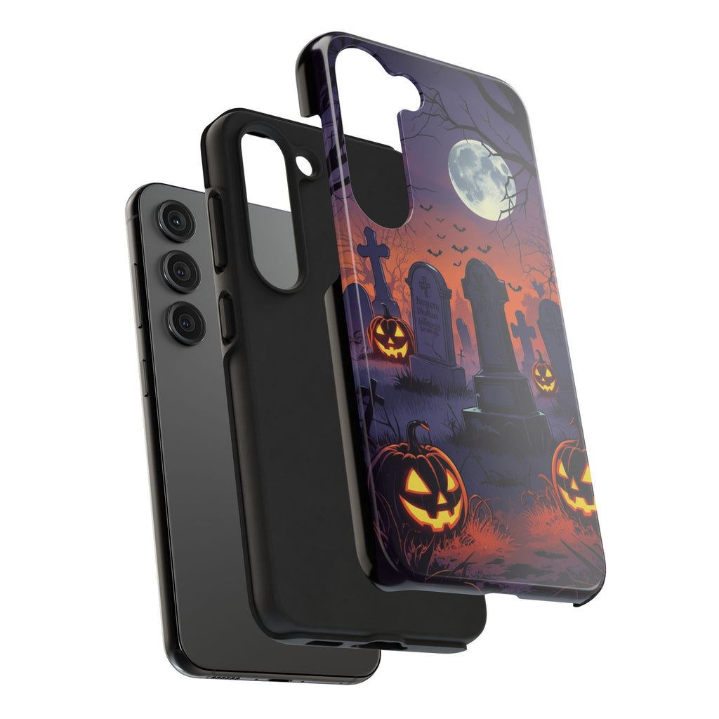 Graveyard Halloween Theme Phone Cases for iPhones & Samsung Phones
