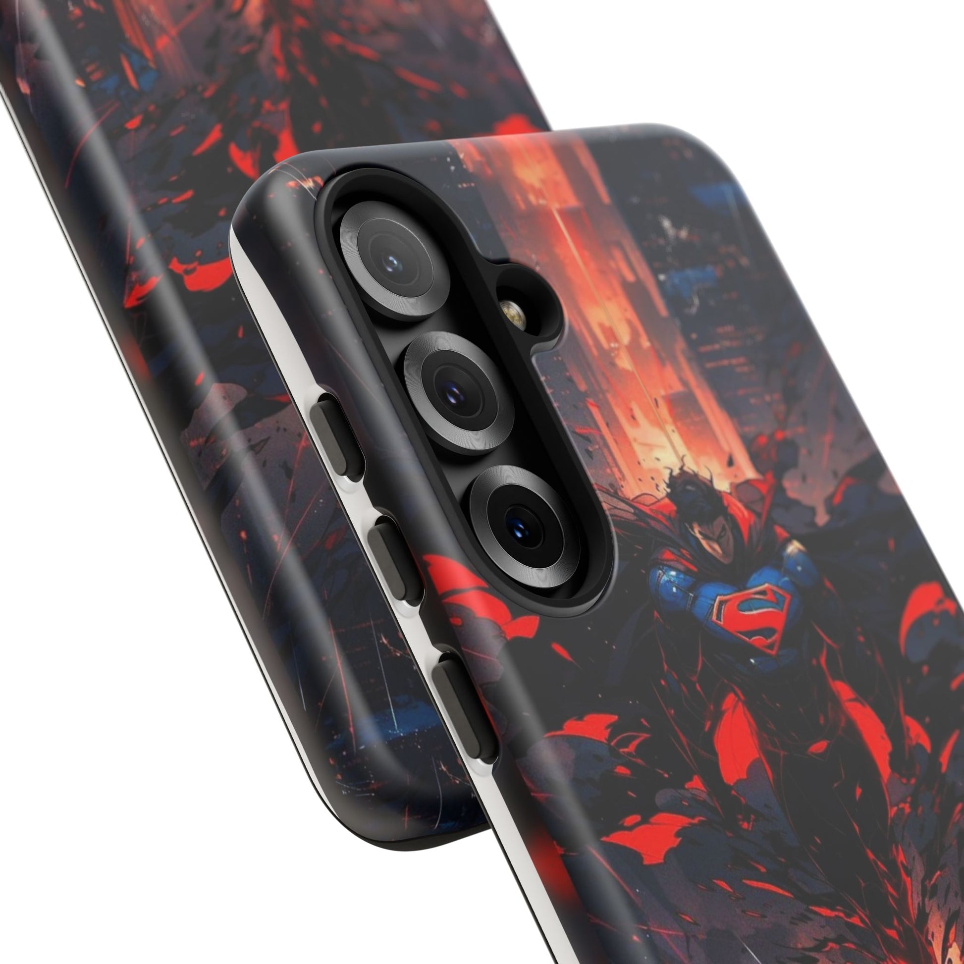 Anime Superman Tough Cases for iPhones, Samsung, and Pixel