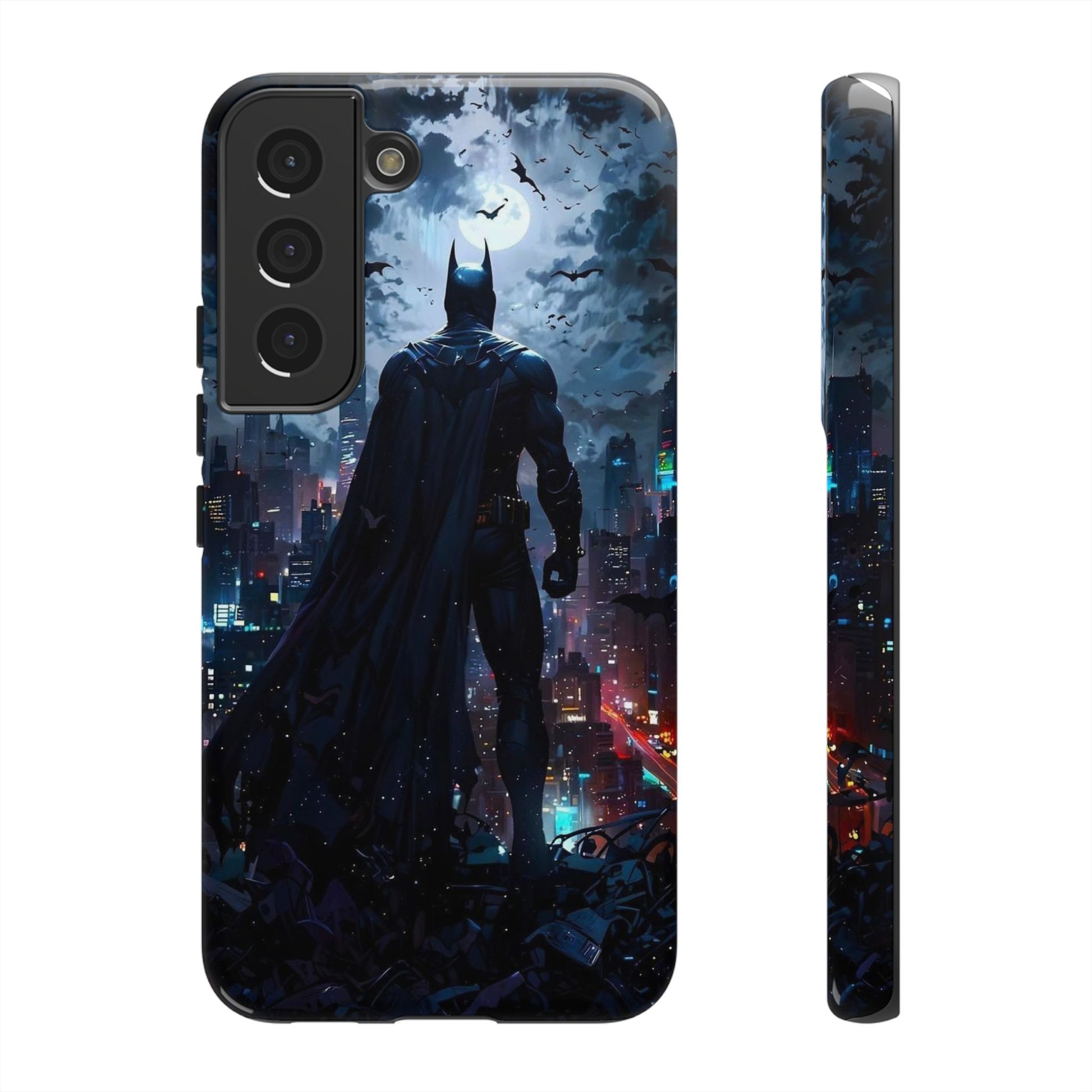 Gotham City Batman Tough Cases for iPhones, Samsung, and Pixel