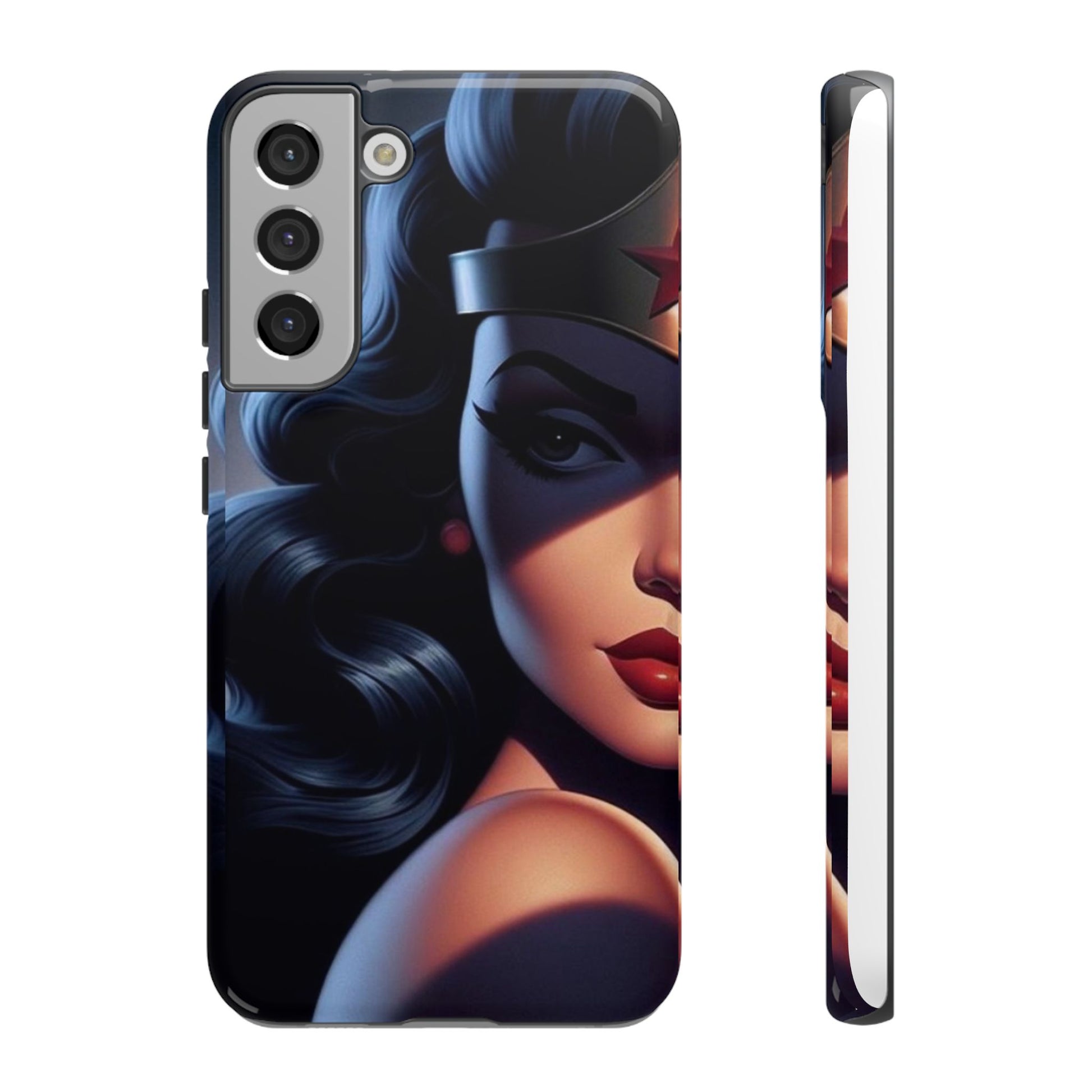 Classic Comics Wonder Woman Tough Cases for iPhones, Samsung, and Pixel