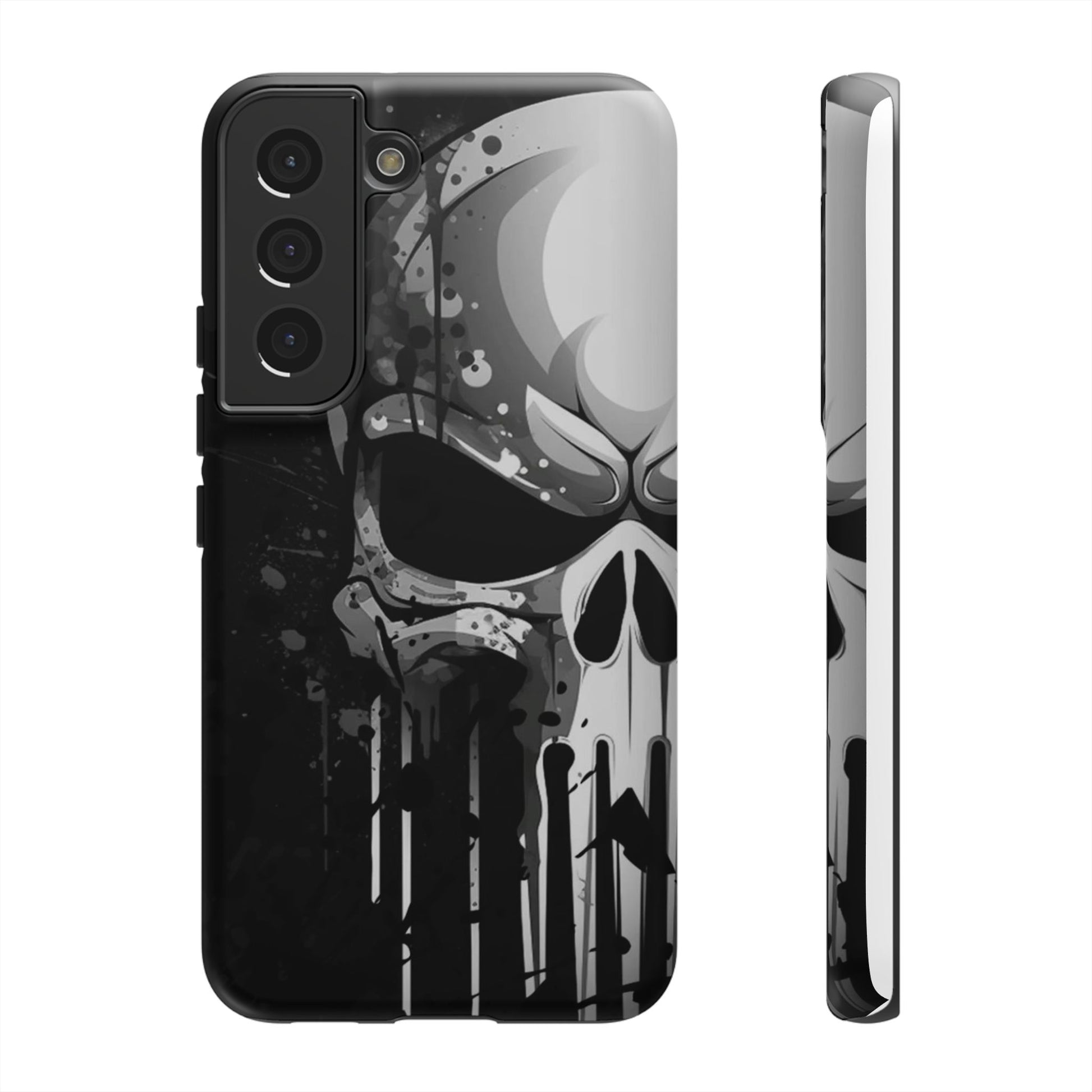 Punisher Skull Tough Cases for iPhones, Samsung, and Pixel