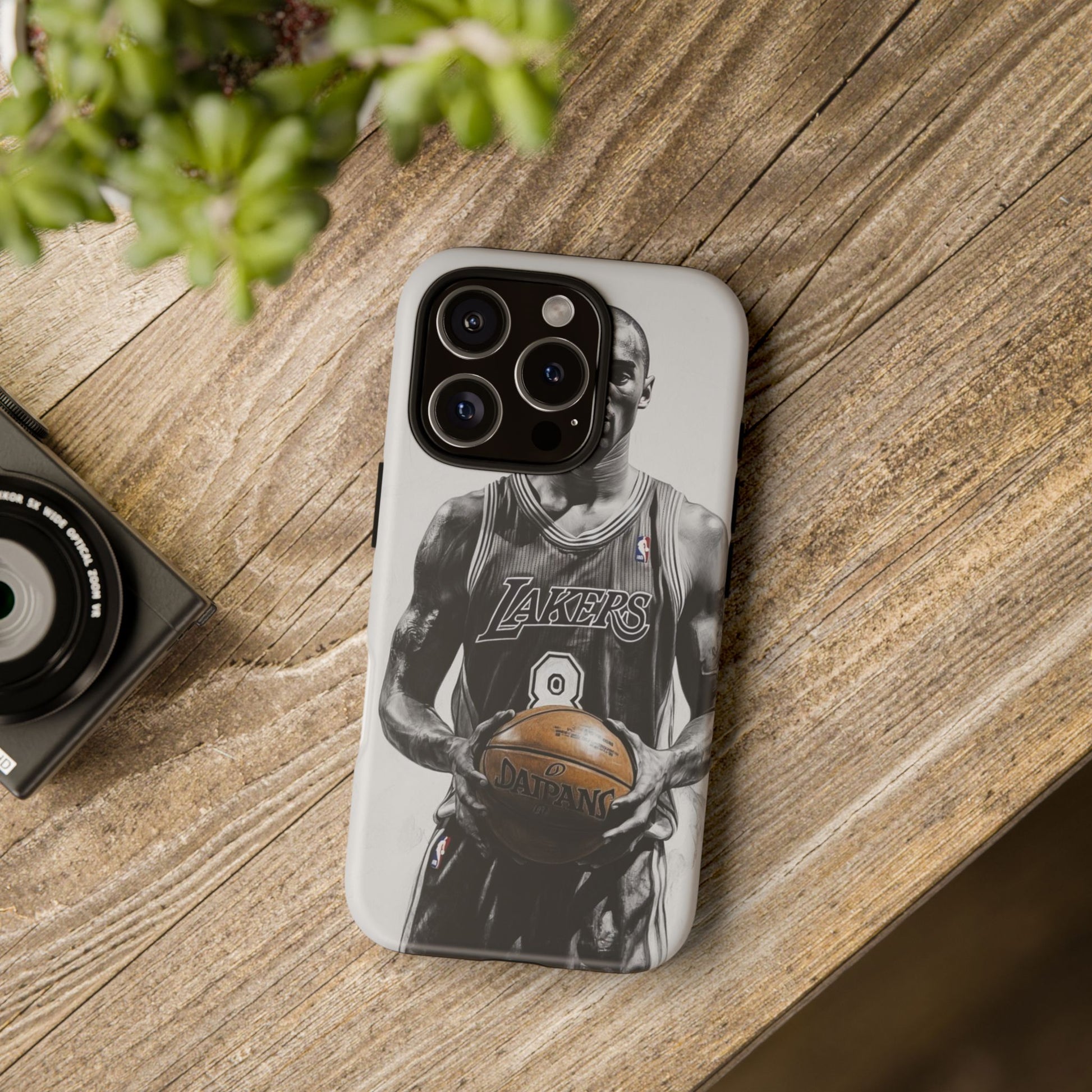 Kobe Basketball Art Tough Cases for iPhones, Samsung, and Pixel