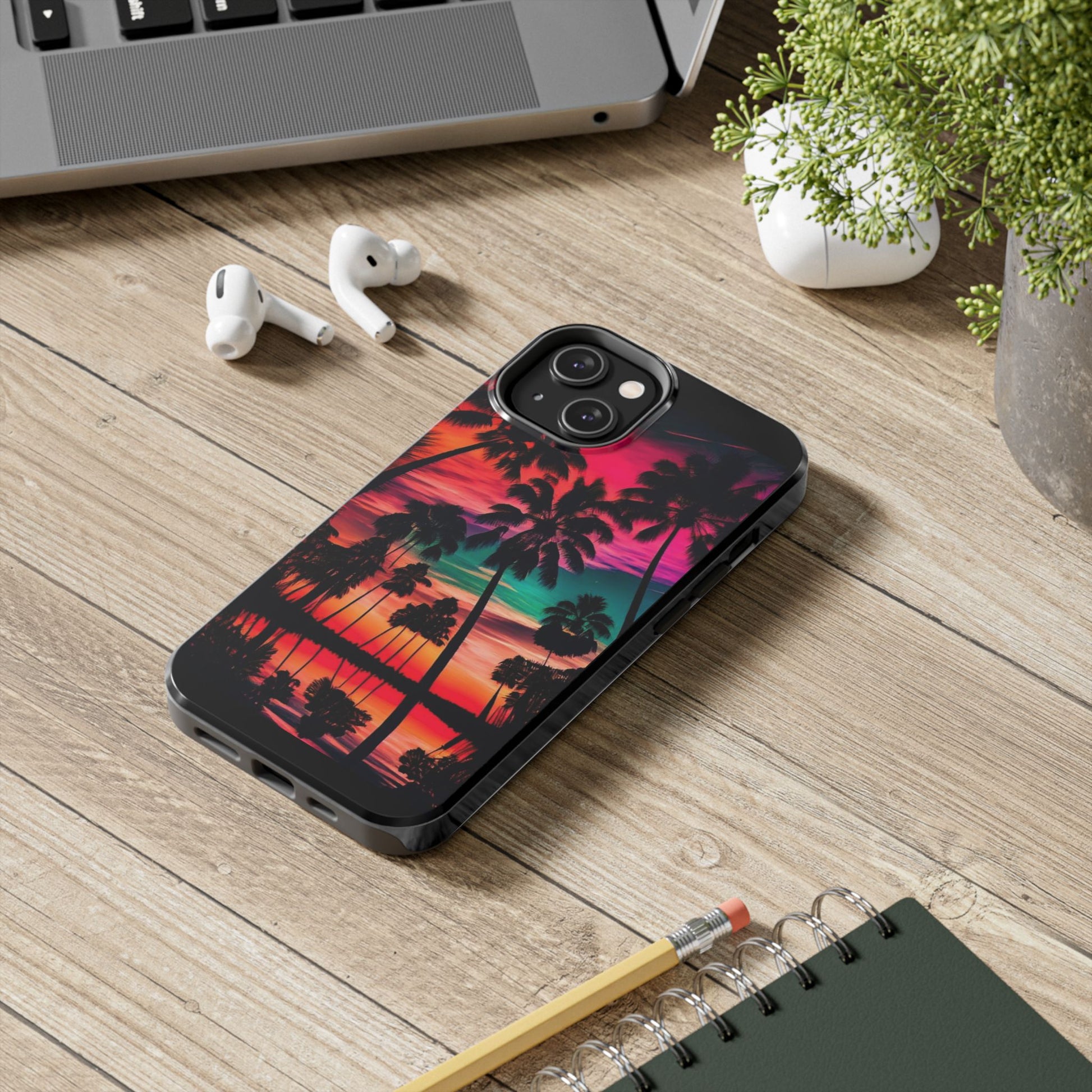 Beautiful Beach Sunset Landscape Phone Case for iPhone & Samsung Galaxy Phones