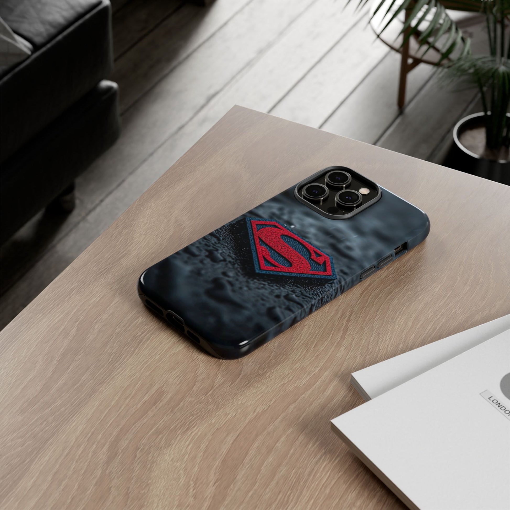 Superman Logo Tough Cases for iPhones, Samsung, and Pixel
