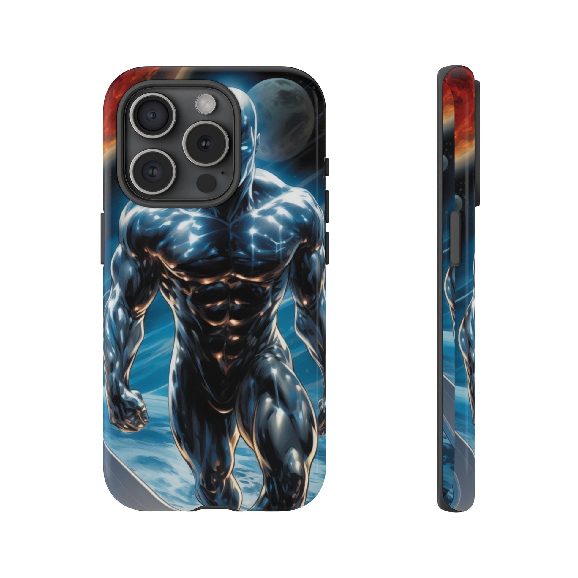 The Silver Surfer Comic Art Phone Case, Tough Cases for iPhones, Samsung, and Pixel