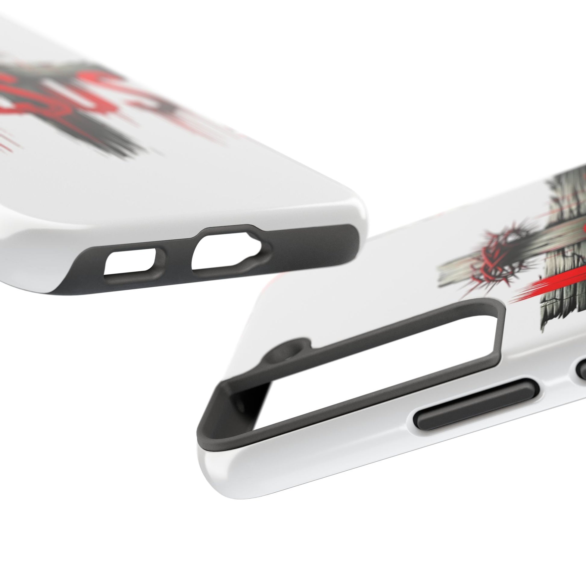 Jesus Cross and Crown Christian Theme Phone Cases for iPhones & Samsung Phones