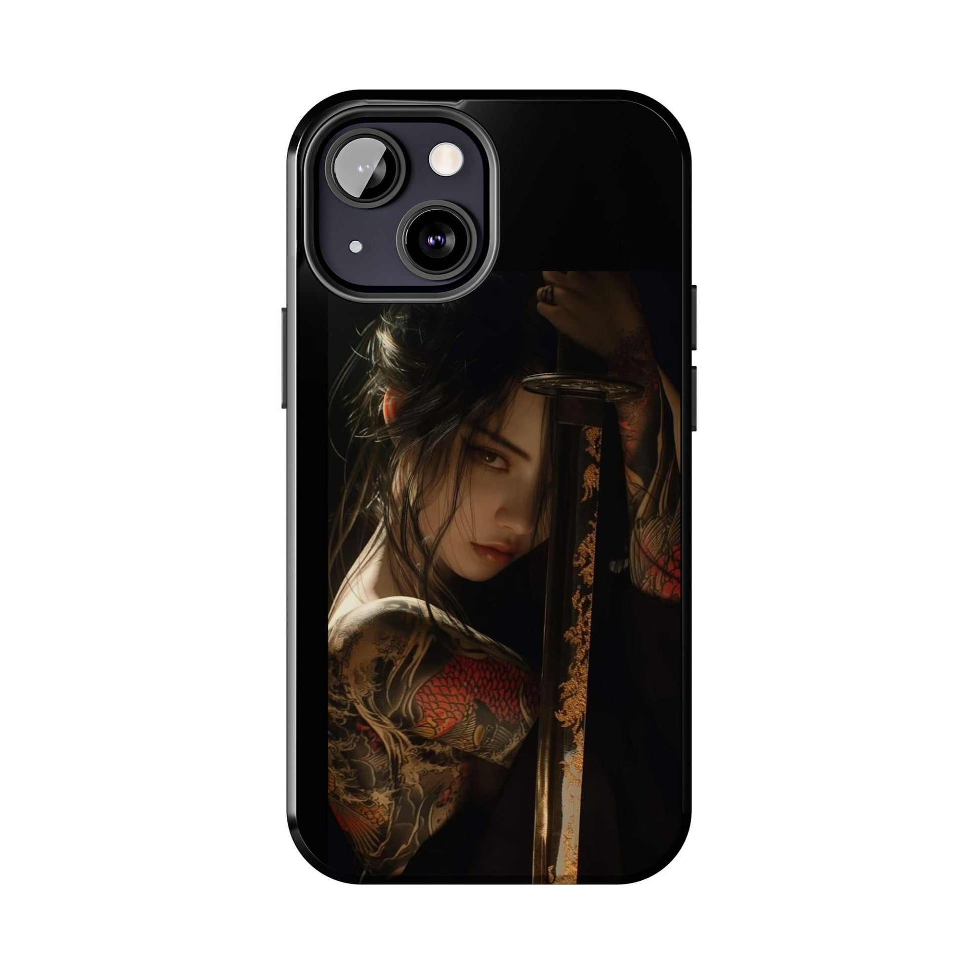Samurai Female Warrior Design Phone Cases for iPhone & Samsung Galaxy Phones