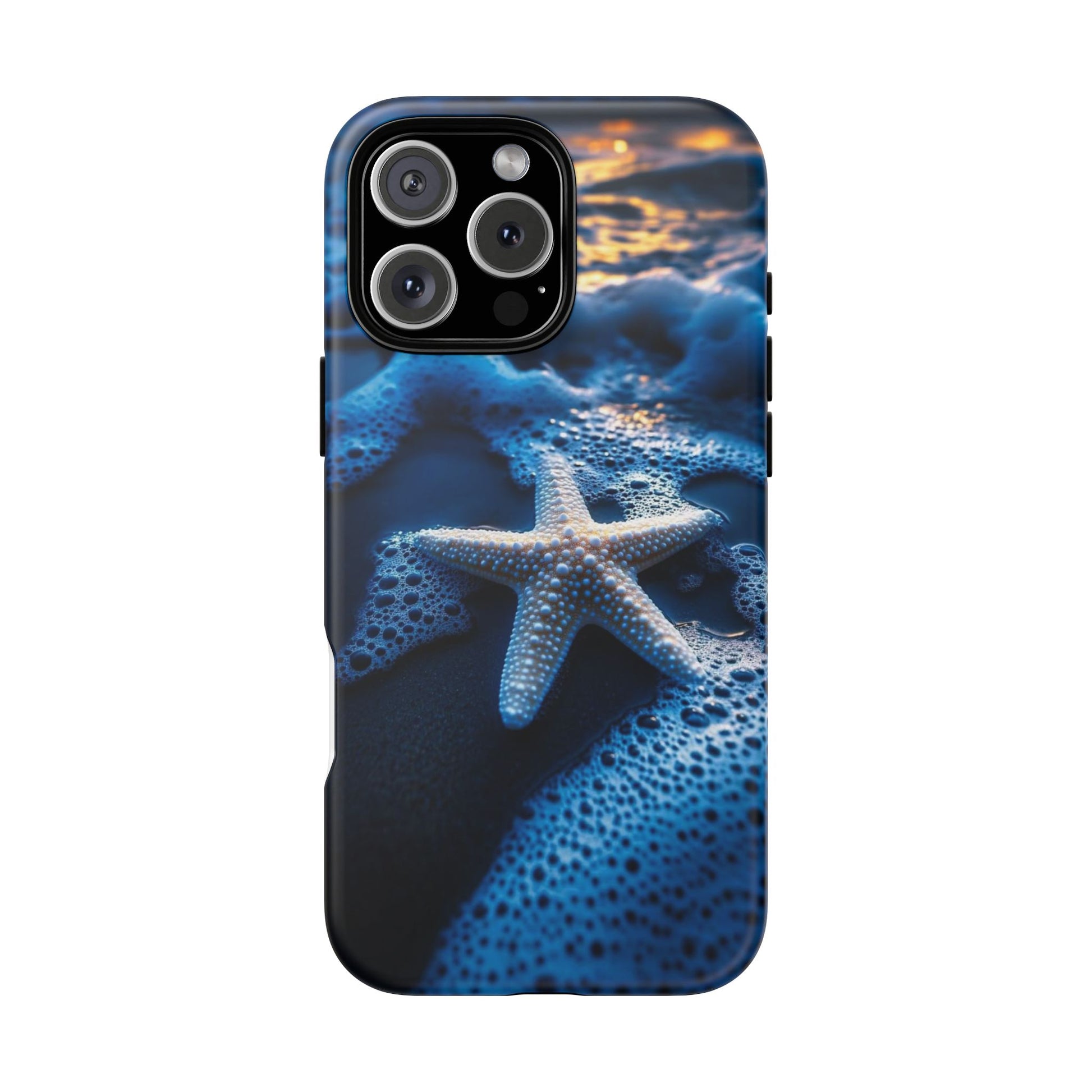 Starfish Beach Tough Cases for iPhones, Samsung, and Pixel