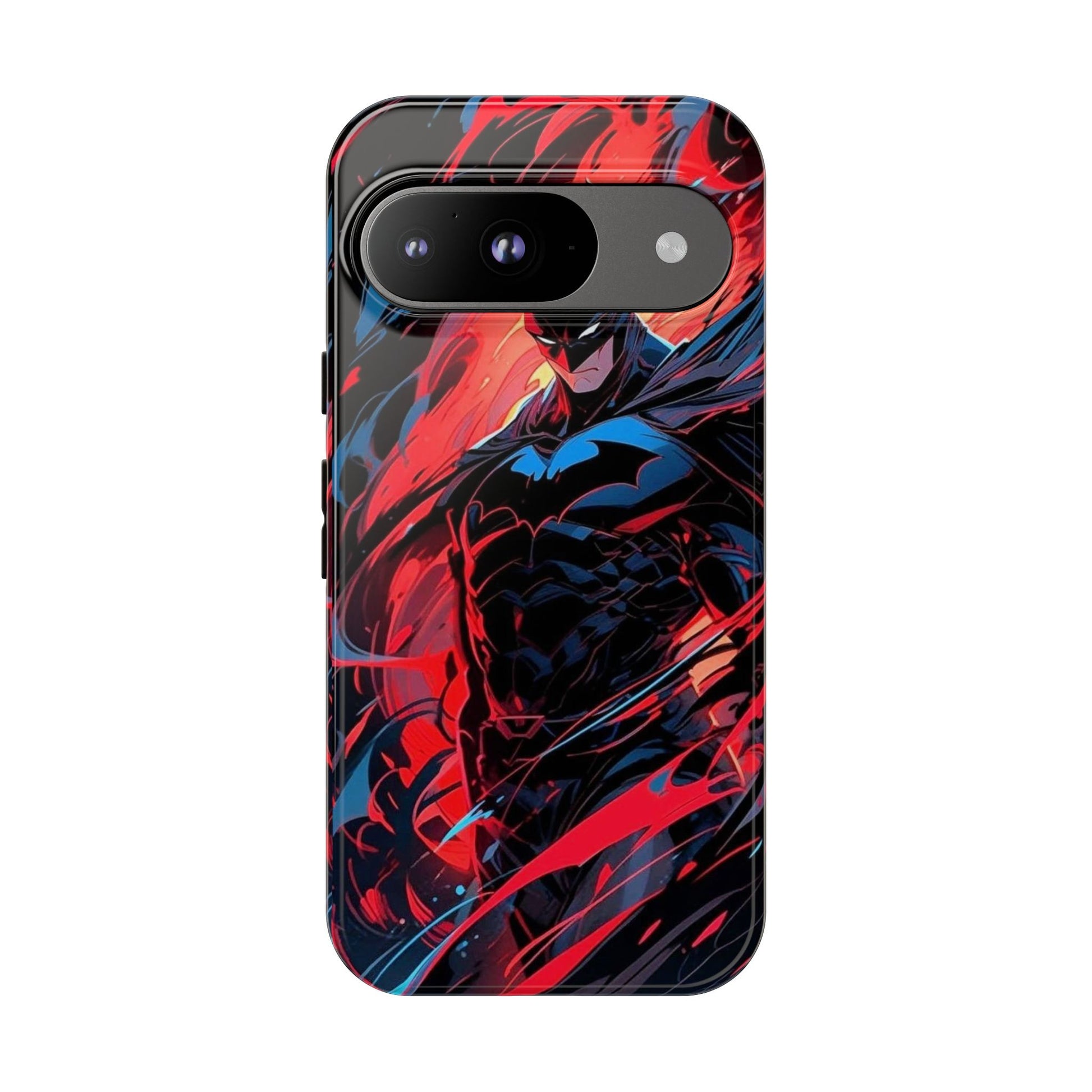 The Dark Knight Batman Art Tough Cases for iPhones, Samsung, and Pixel