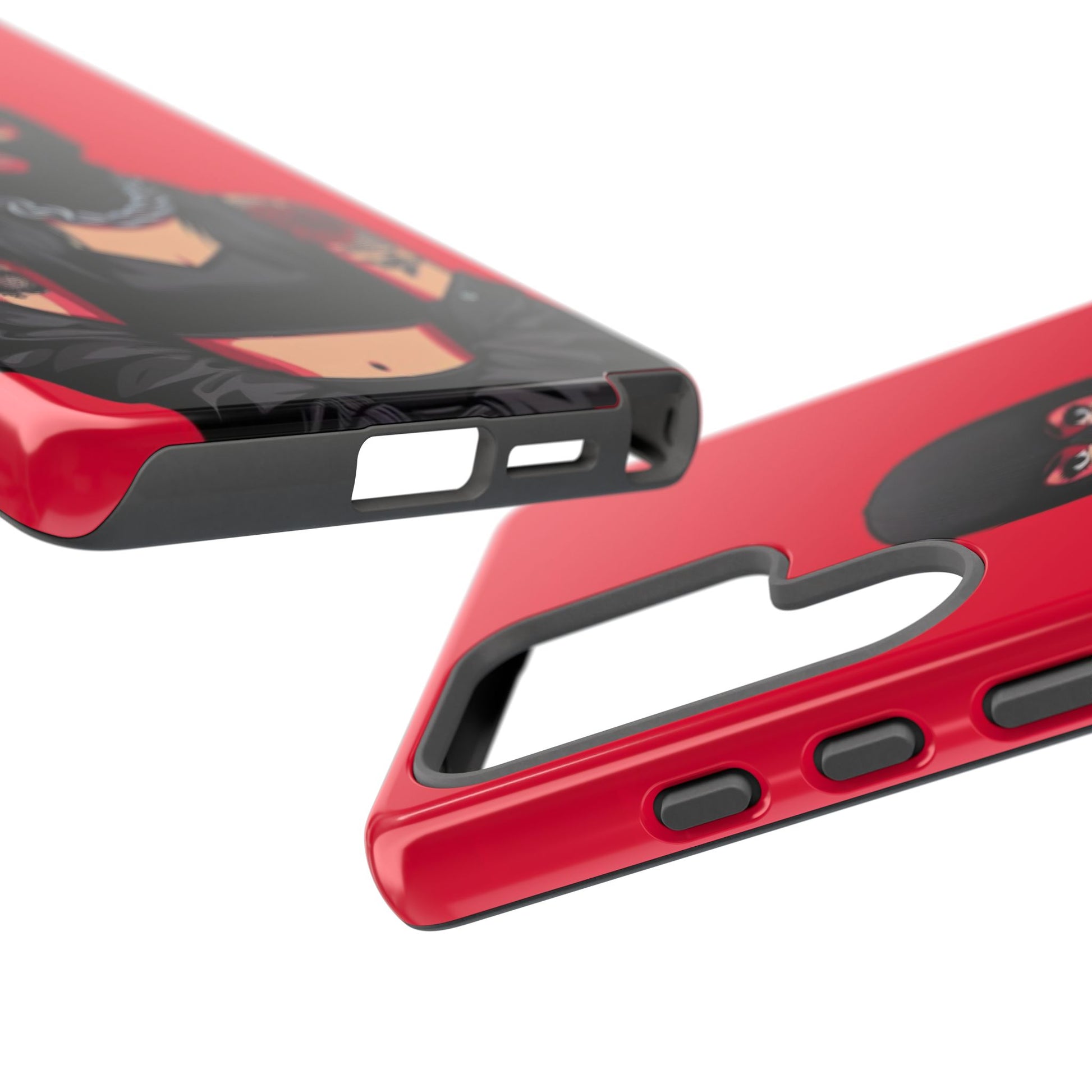 Thug Girl Red Design Tough Cases for iPhones, Samsung, and Pixel