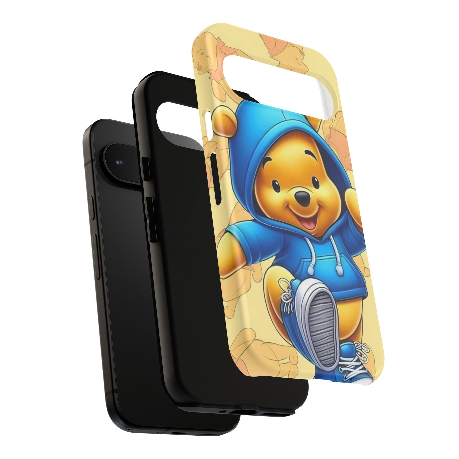 Cute Pooh Bear Phone Case, Tough Case