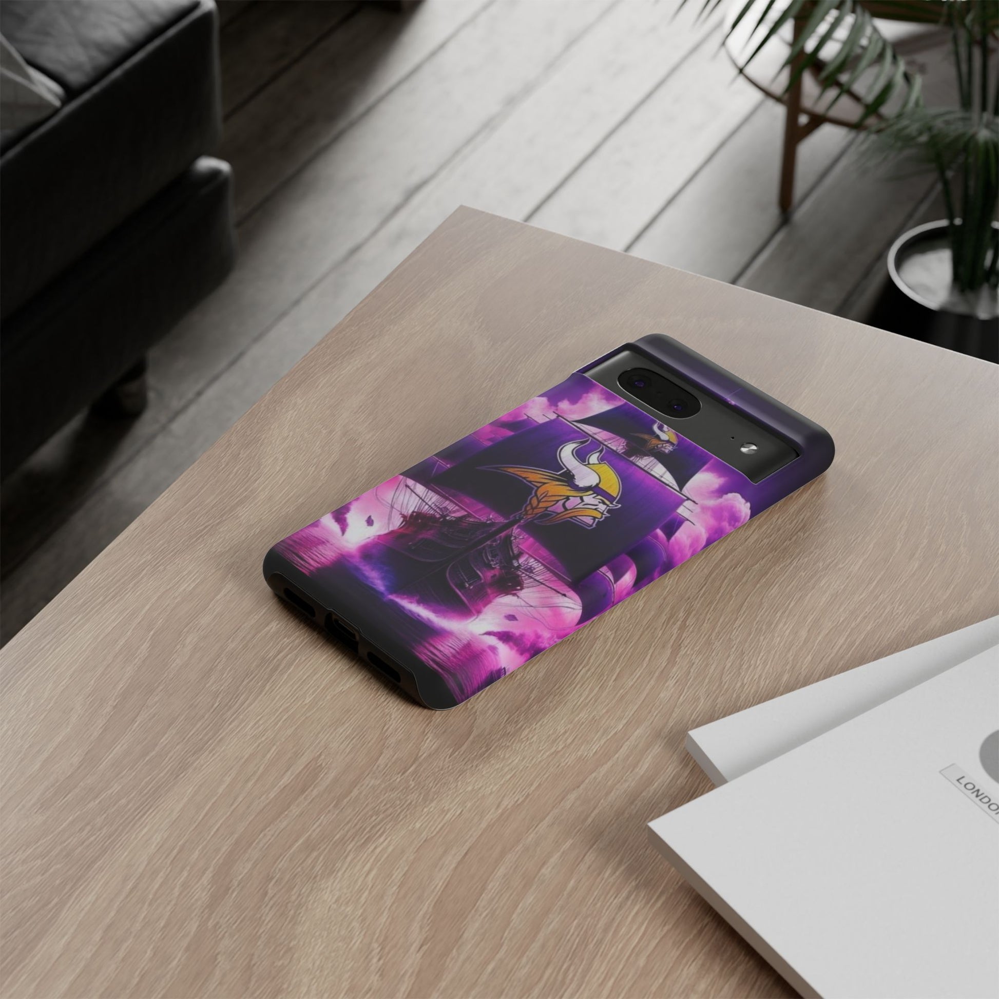 Minnesota Vikings Ship Football Phone Case, Tough Cases for iPhones, Samsung, and Pixel