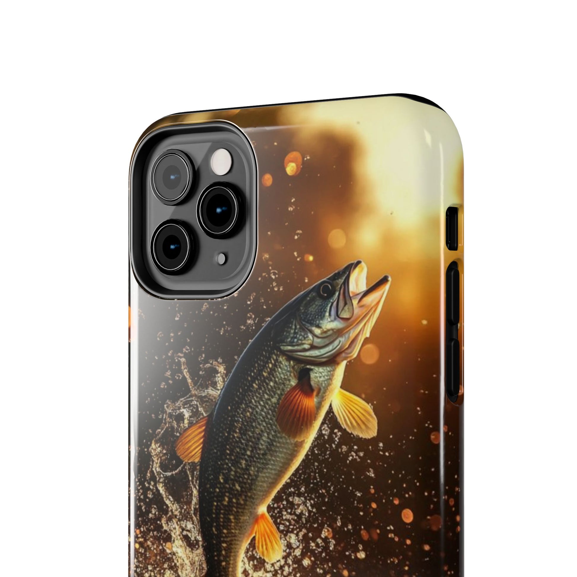 Jumping Bass Fish Theme Phone Cases for iPhones & Samsung Phones