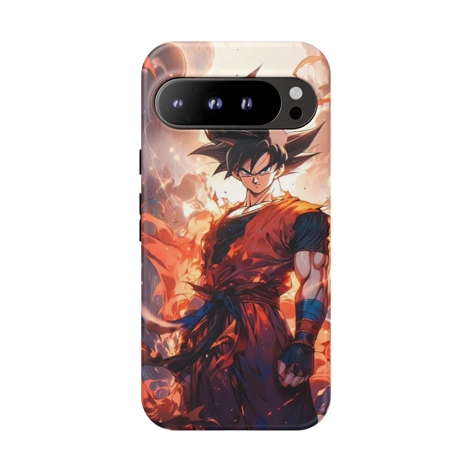 Anime Manga Dragon Ball Z Goku Tough Cases for iPhones, Samsung, and Pixel