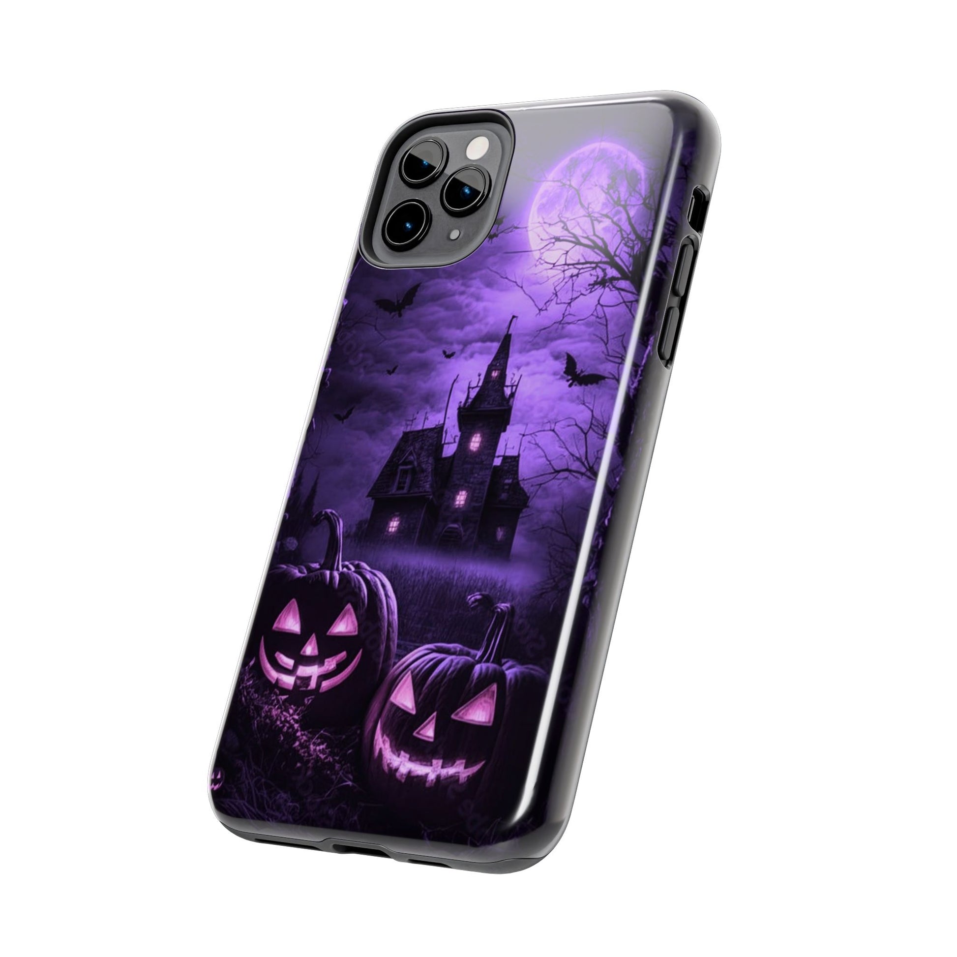 Haunted House Halloween Theme Phone Cases for iPhones & Samsung Phones