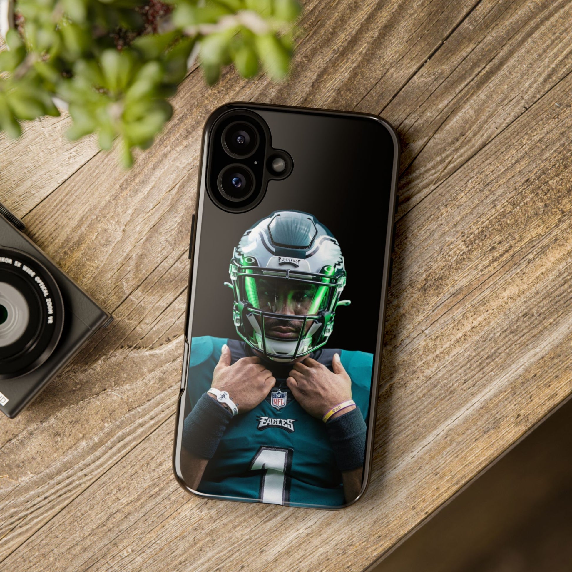 Eagles Football Jalen Hurts Tough Cases for iPhones, Samsung, and Pixel