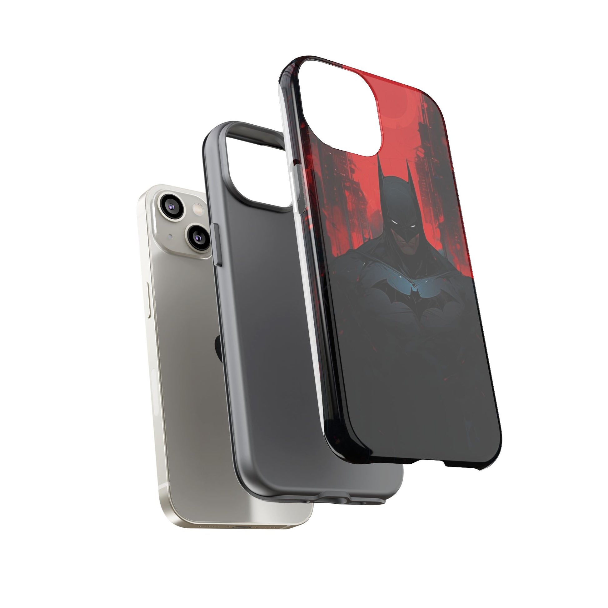 The Dark Knight Batman Tough Cases for iPhones, Samsung, and Pixel