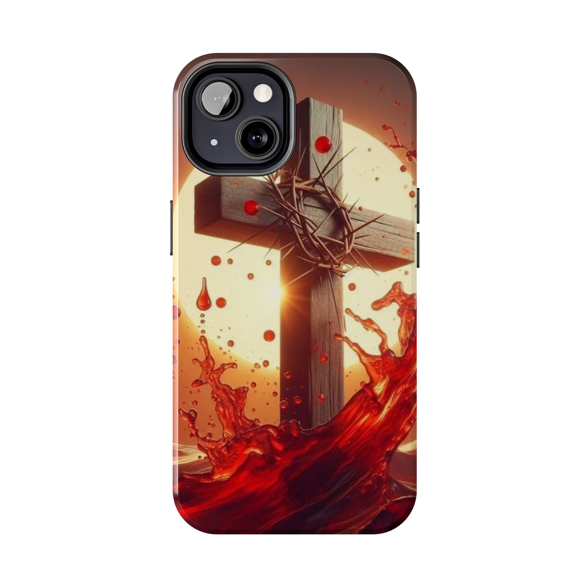 Blood of Christ Christian Theme Phone Cases for iPhones & Samsung Phones