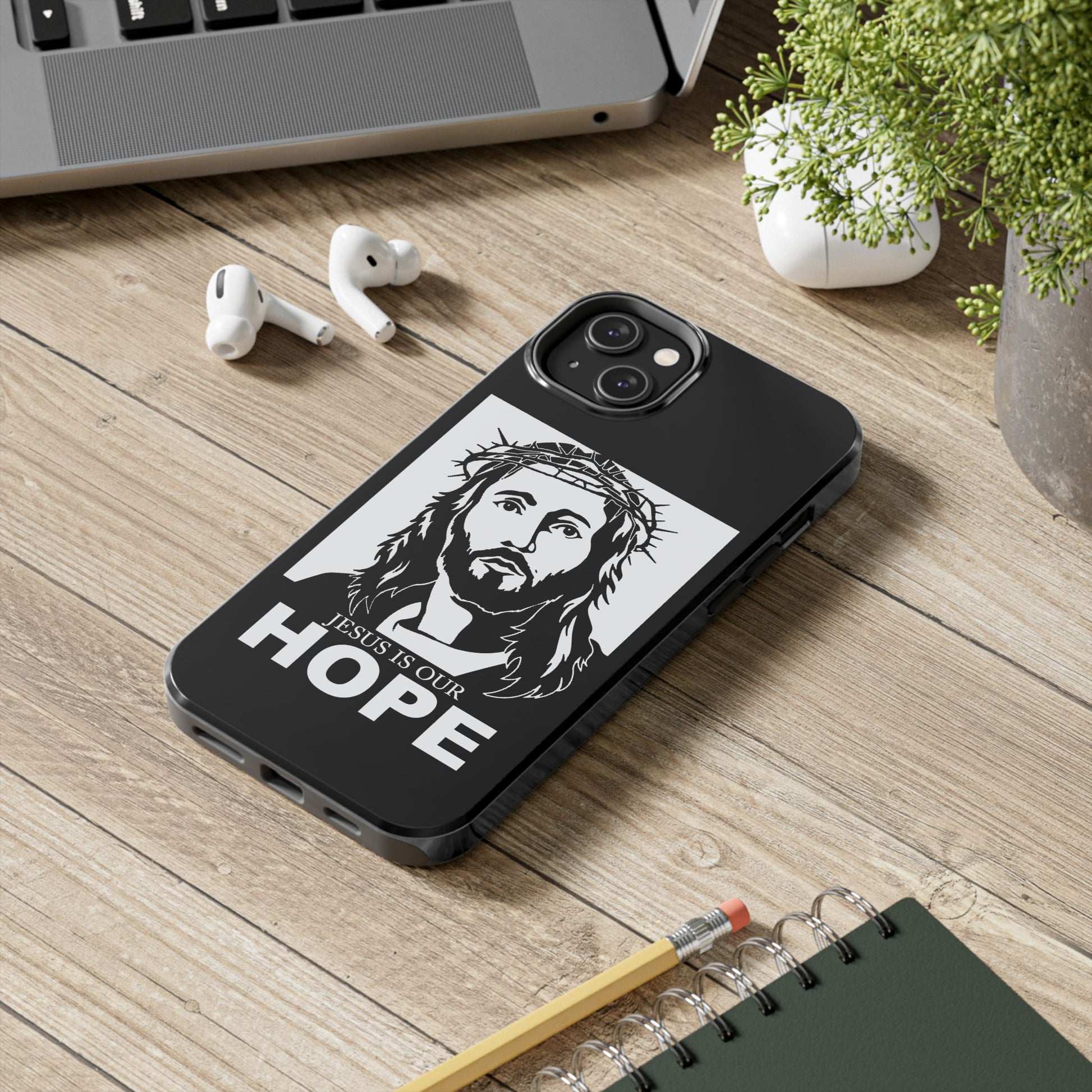 Jesus is Our Hope Christian Phone Cases for iPhones & Samsung Phones