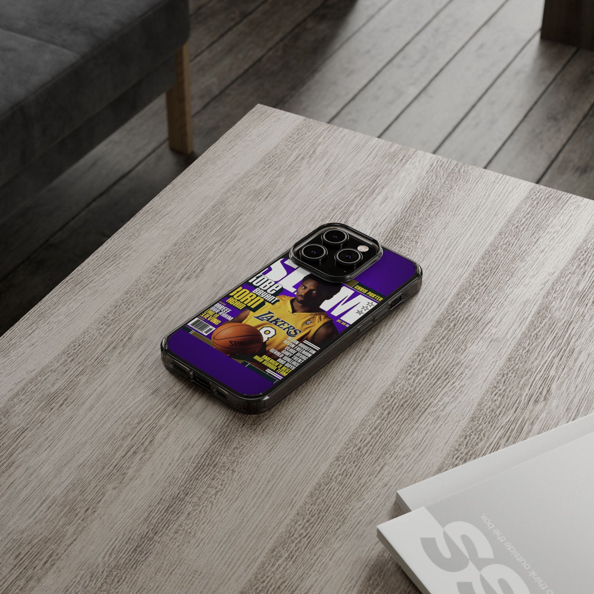 SLAM Cover Kobe Basketball Inspired design Clear Phone Cases