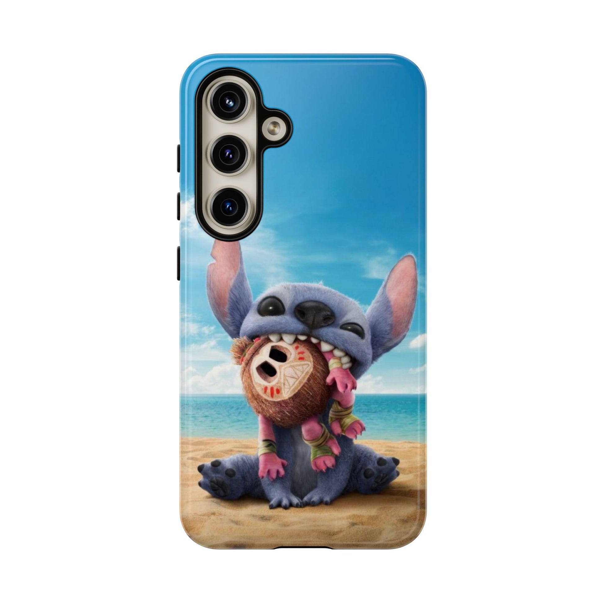 Stitch Beach Sunset Landscape Phone Case for iPhone, Samsung Galaxy, & Pixel Phones