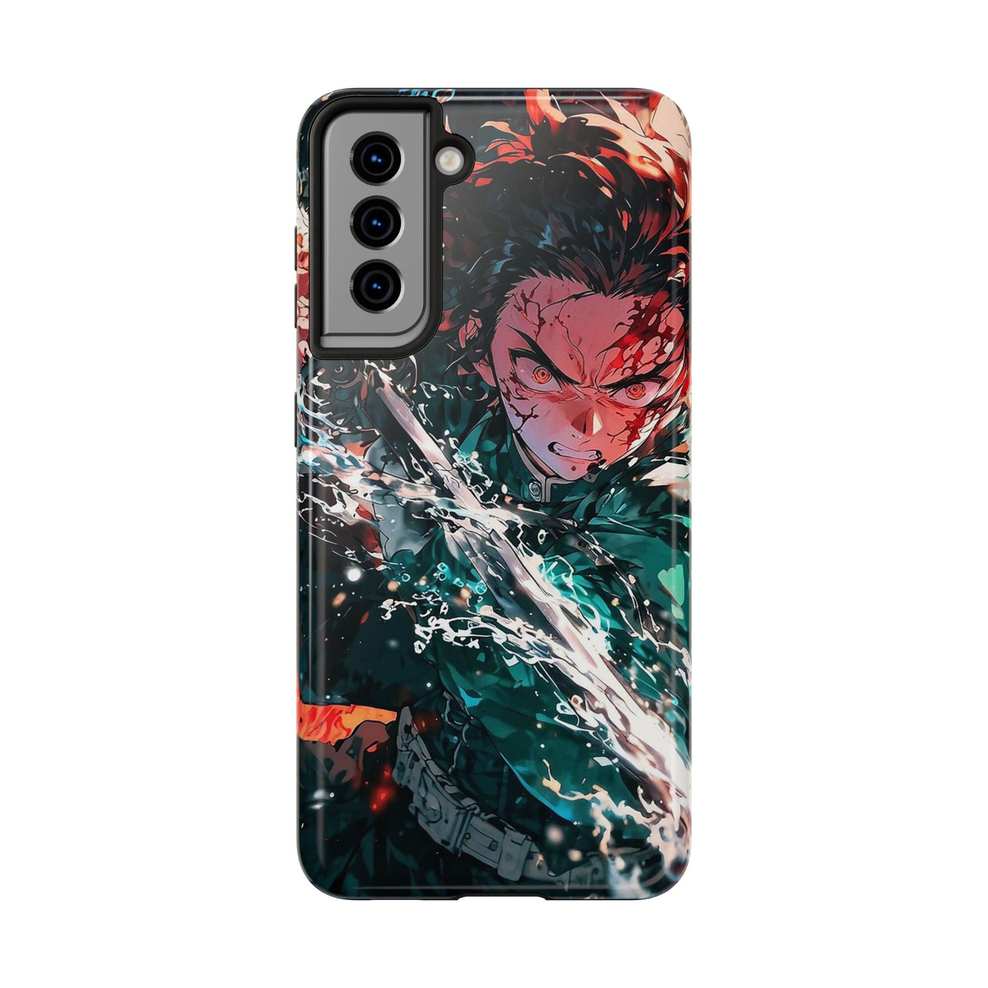 Demon Slayer Tanjiro Art Phone Case for iPhone & Samsung Galaxy Phones