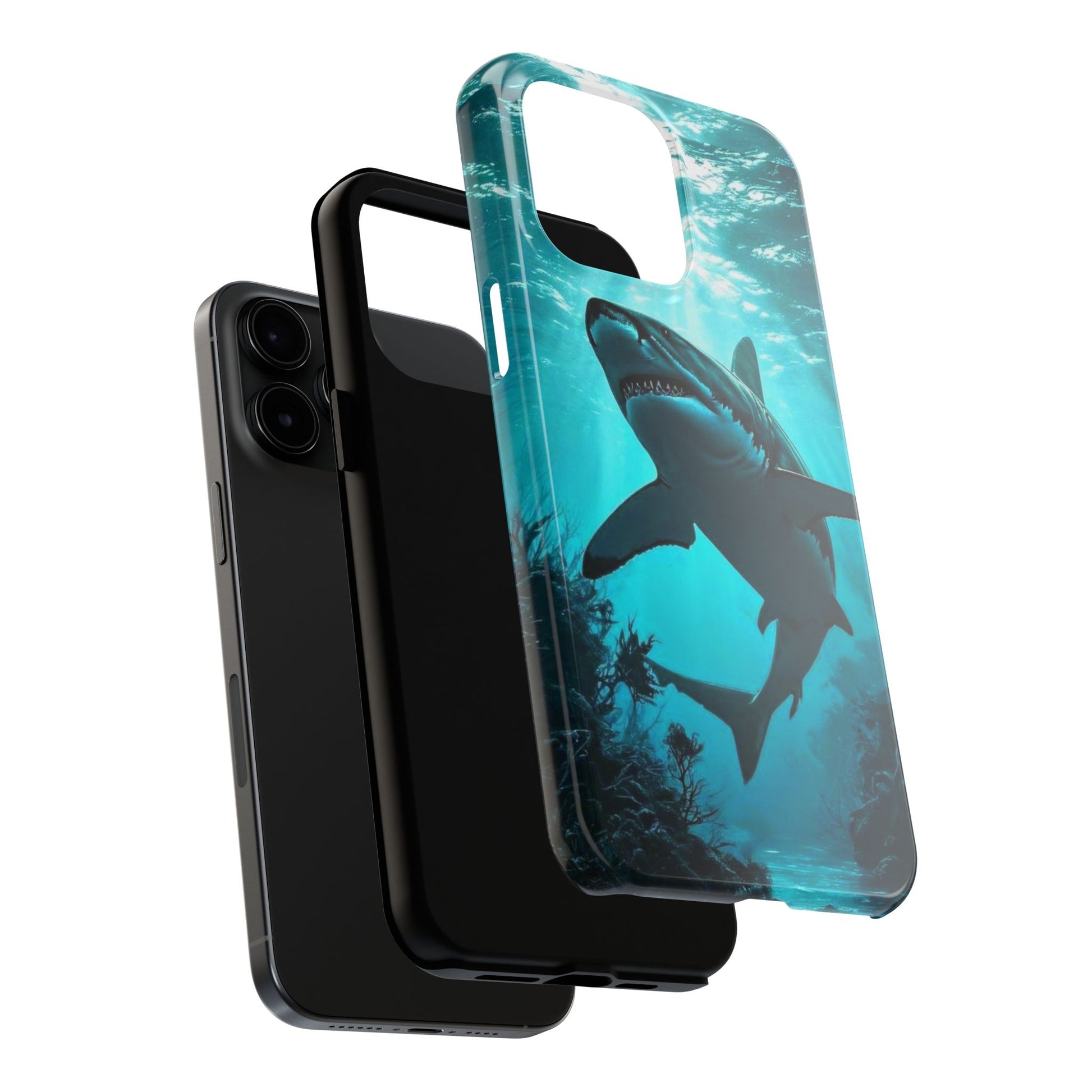 Killer Shark Theme Phone Cases for iPhones & Samsung Phones