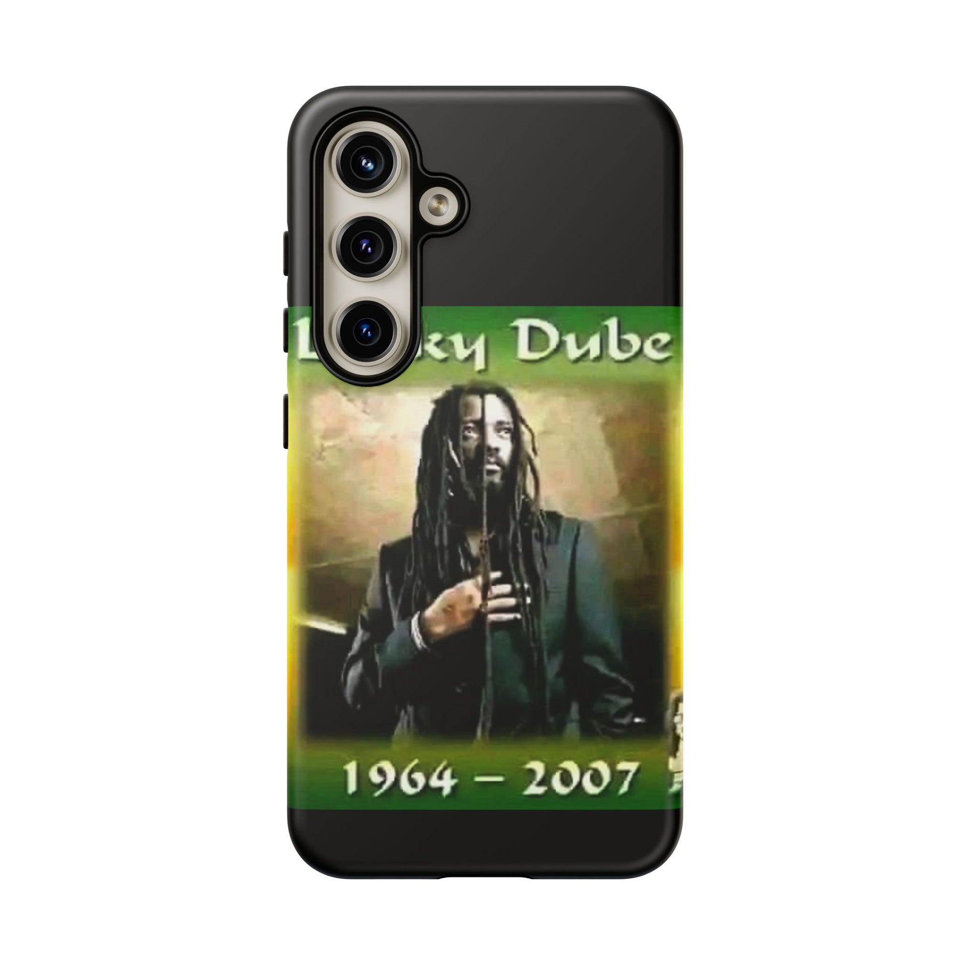Lucky Dube Tough Cases for iPhones, Samsung, and Pixel