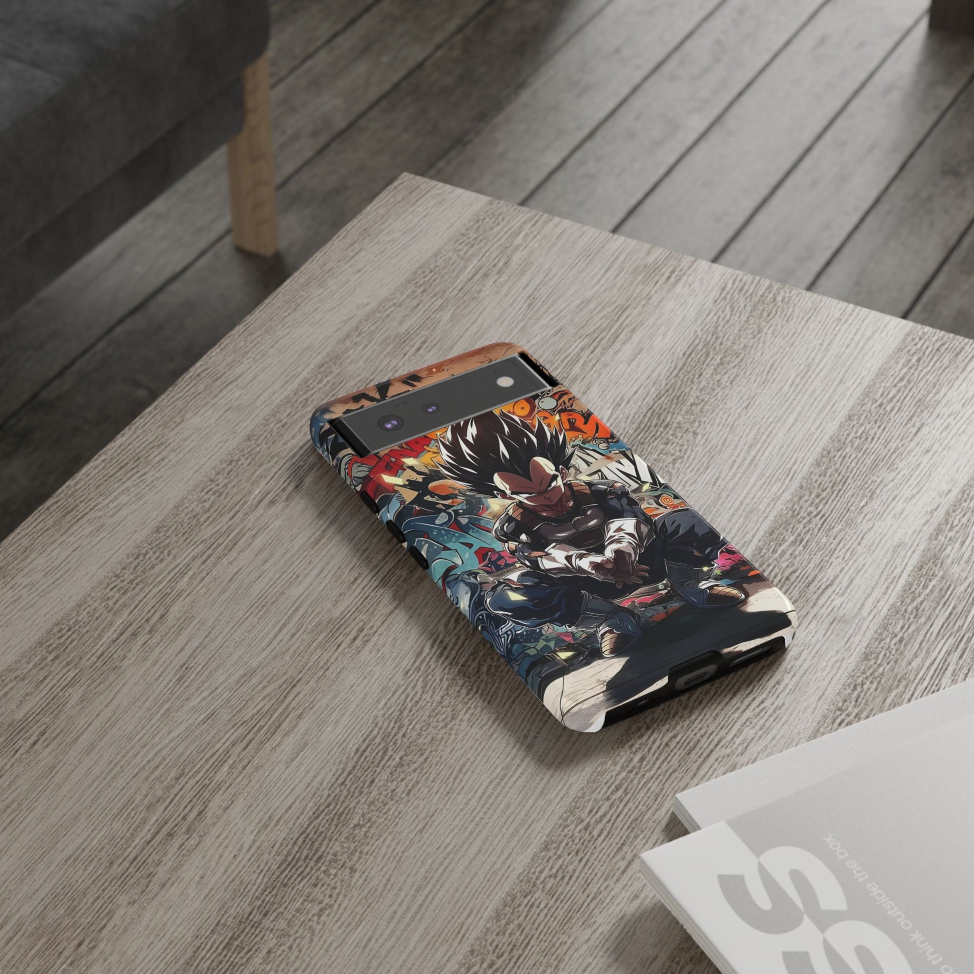 Anime Vegeta Dragon ball Z Tough Cases for iPhones, Samsung, and Pixel