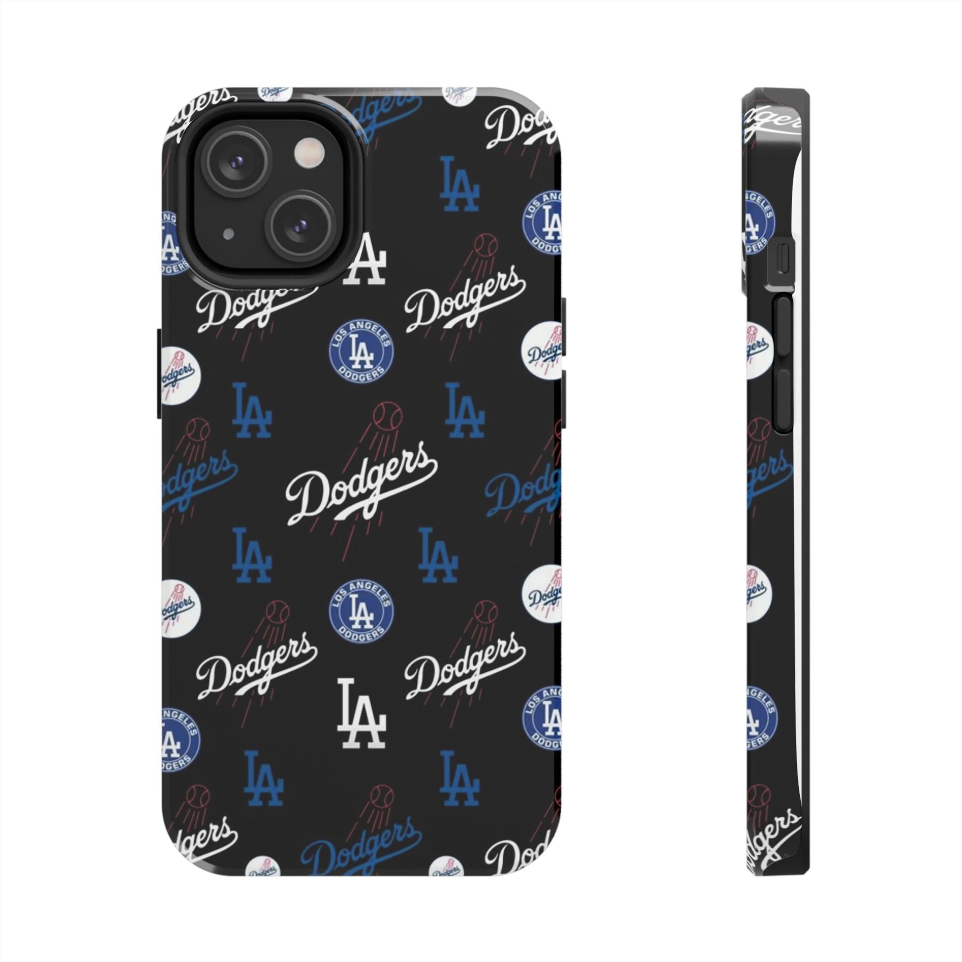Dodgers Baseball Pattern Phone Cases for Iphones & Samsung Phones Durable