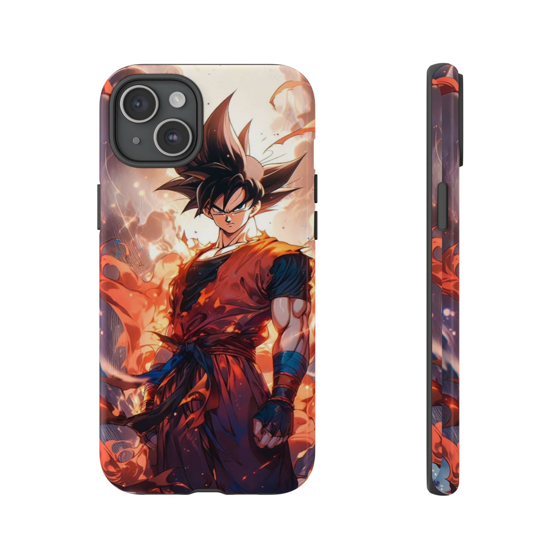 Anime Manga Dragon Ball Z Goku Tough Cases for iPhones, Samsung, and Pixel