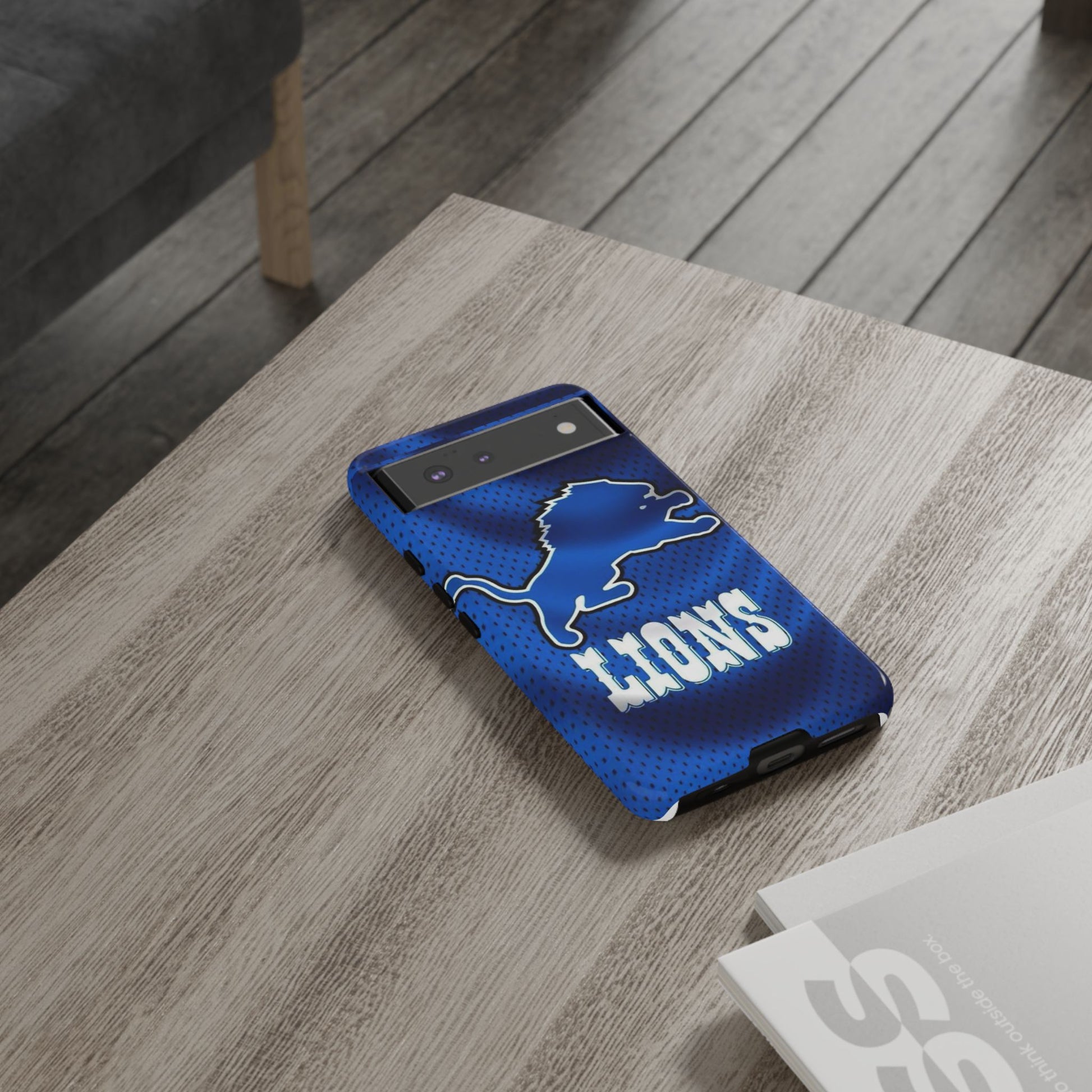 Detroit Lions Football Jersey Phone Case, Tough Cases for iPhones, Samsung, and Pixel