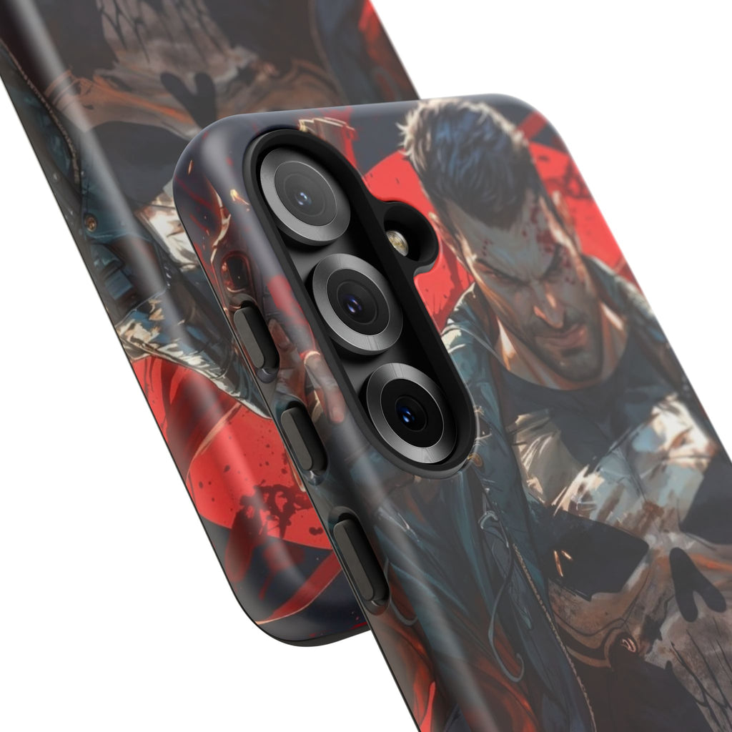 Punisher Tough Cases for iPhones, Samsung, and Pixel