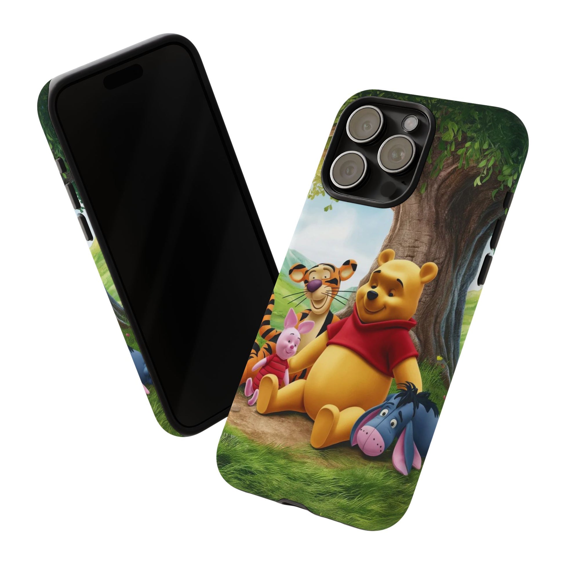 Cute Pooh Bear Phone Case, Tough Cases, Disney Phone for iPhones, Samsung, and Pixel
