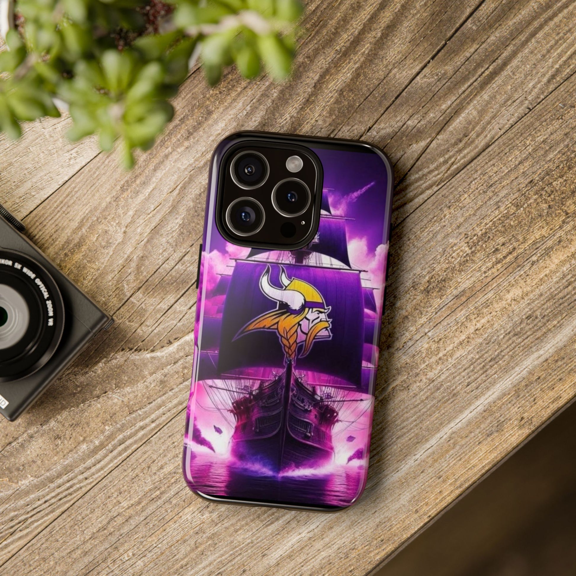 Minnesota Vikings Ship Football Phone Case, Tough Cases for iPhones, Samsung, and Pixel