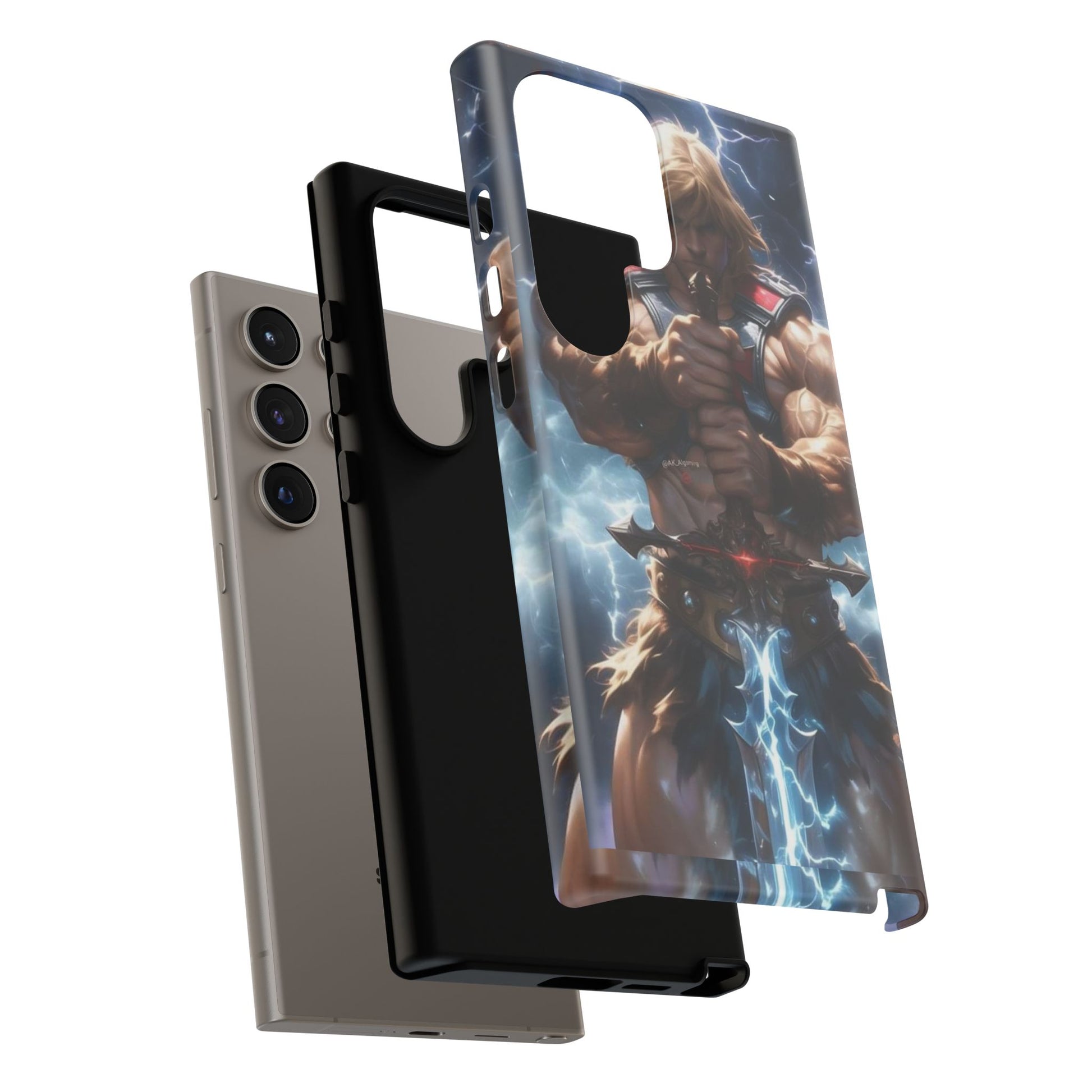 He-Man Masters of the Universe Tough Cases for iPhones, Samsung, and Pixel