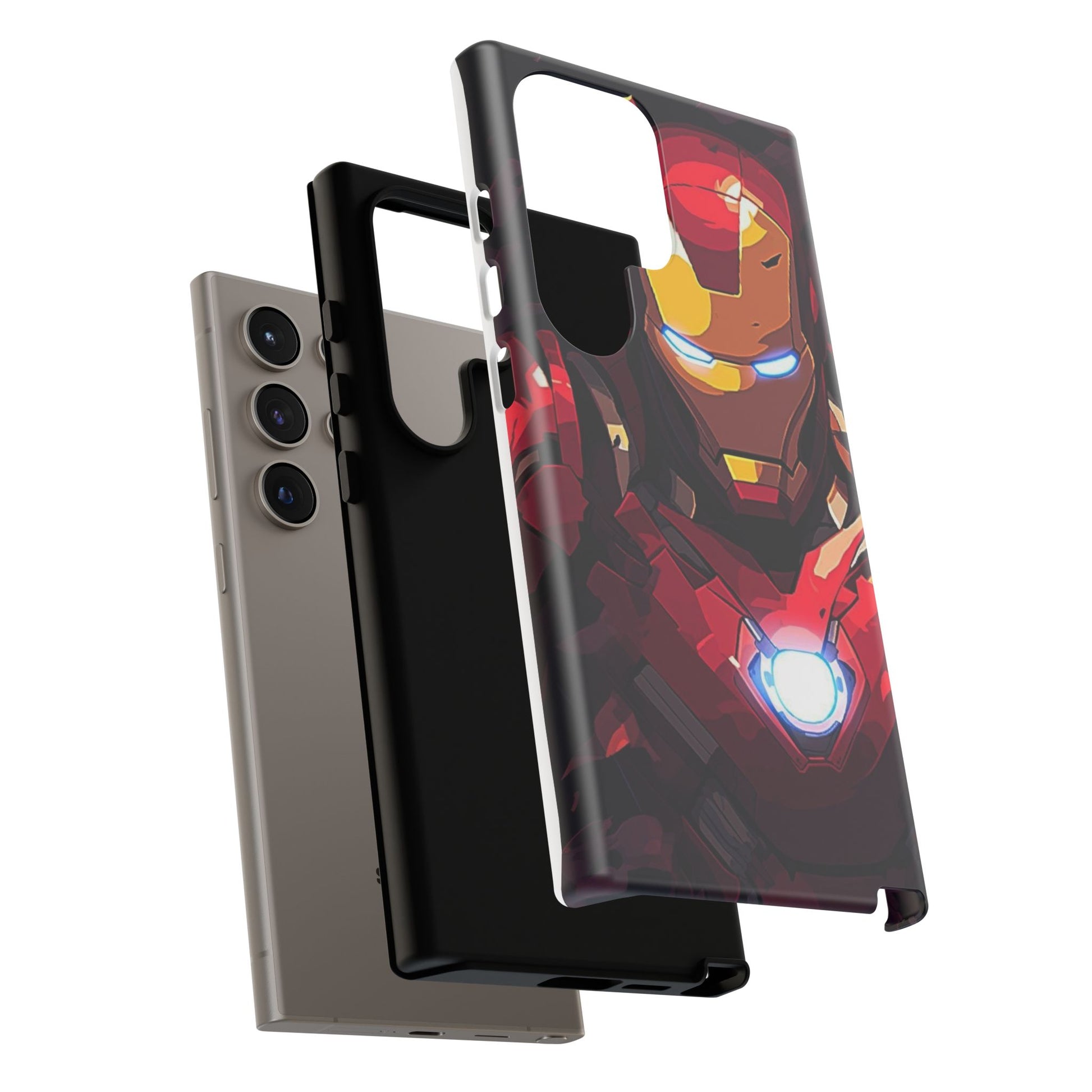 Invincible Iron Man Tough Cases for iPhones, Samsung, and Pixel