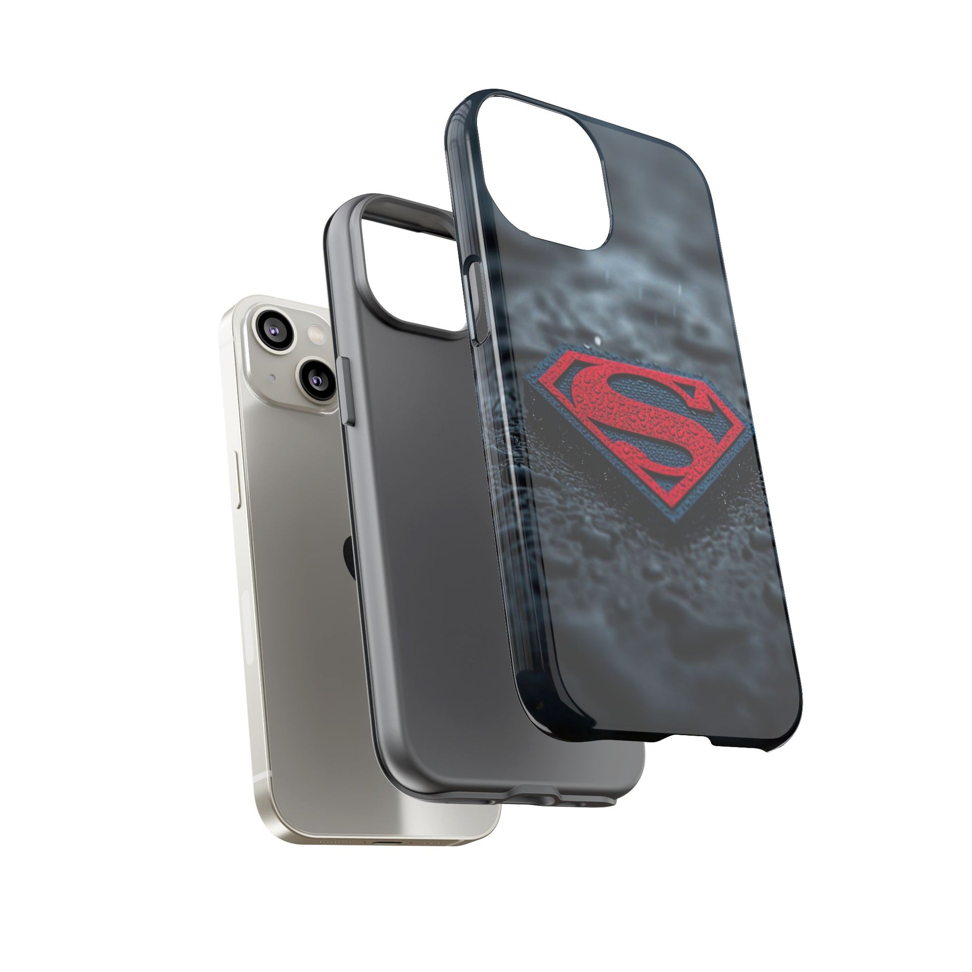 Superman Logo Tough Cases for iPhones, Samsung, and Pixel