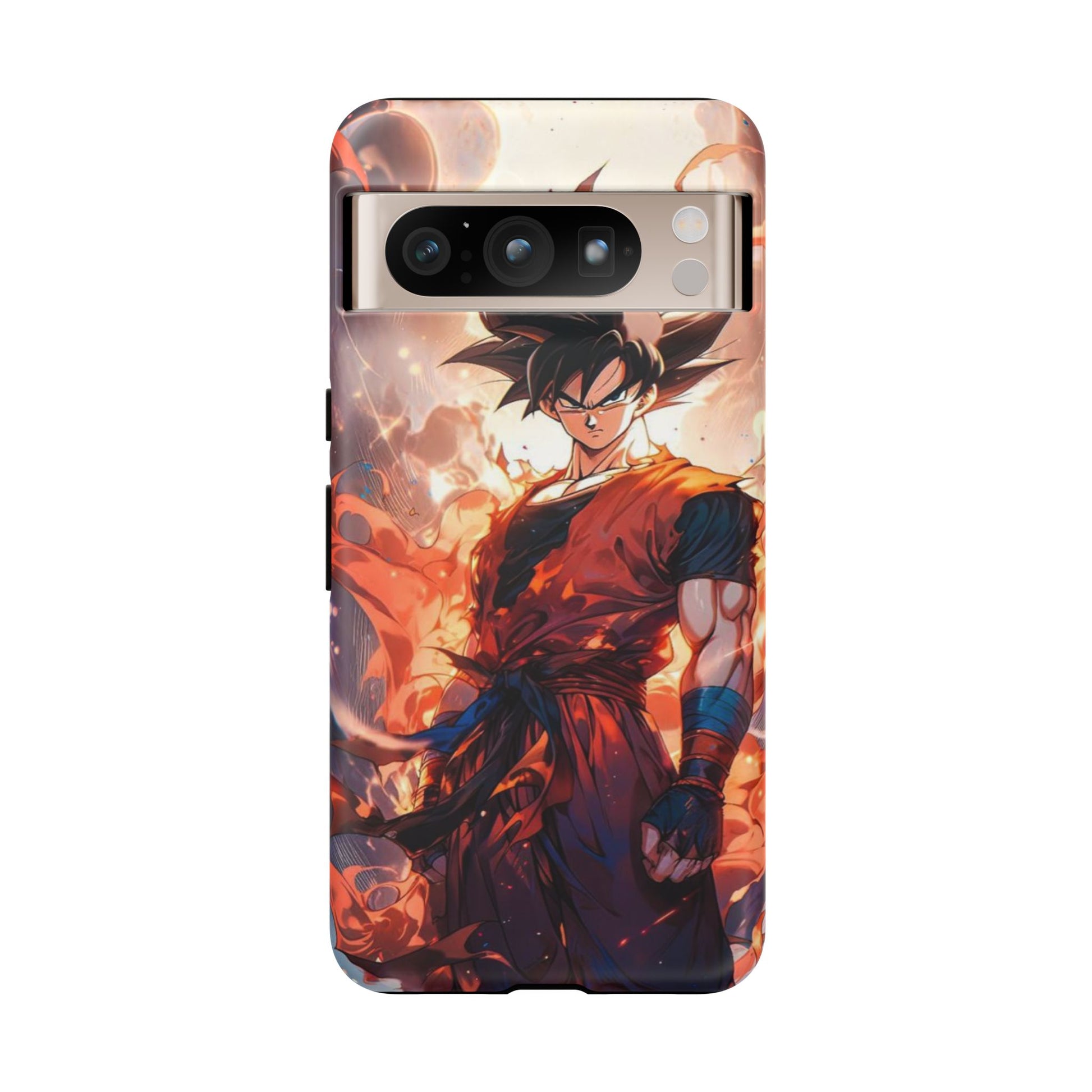 Anime Manga Dragon Ball Z Goku Tough Cases for iPhones, Samsung, and Pixel
