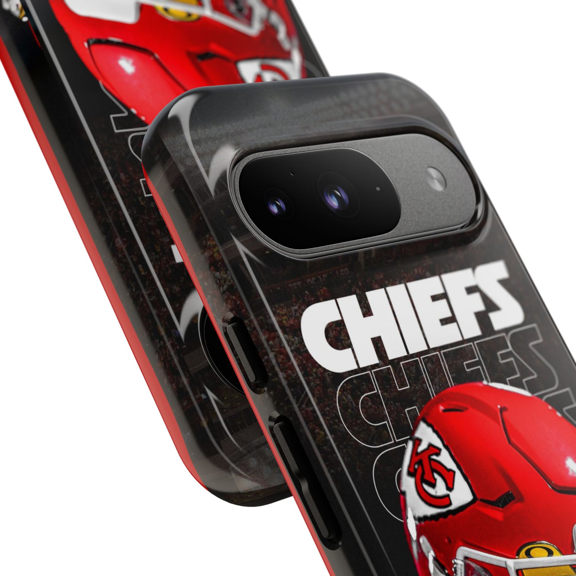 Kansas City Chiefs Football Helmet Logo Tough Cases for iPhones, Samsung, and Pixel