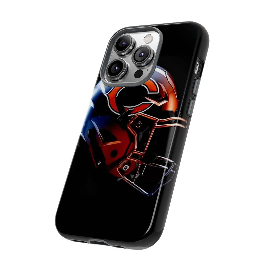 Football Helmet Chicago Bears Phone Case, Tough Cases for iPhones, Samsung, and Pixel