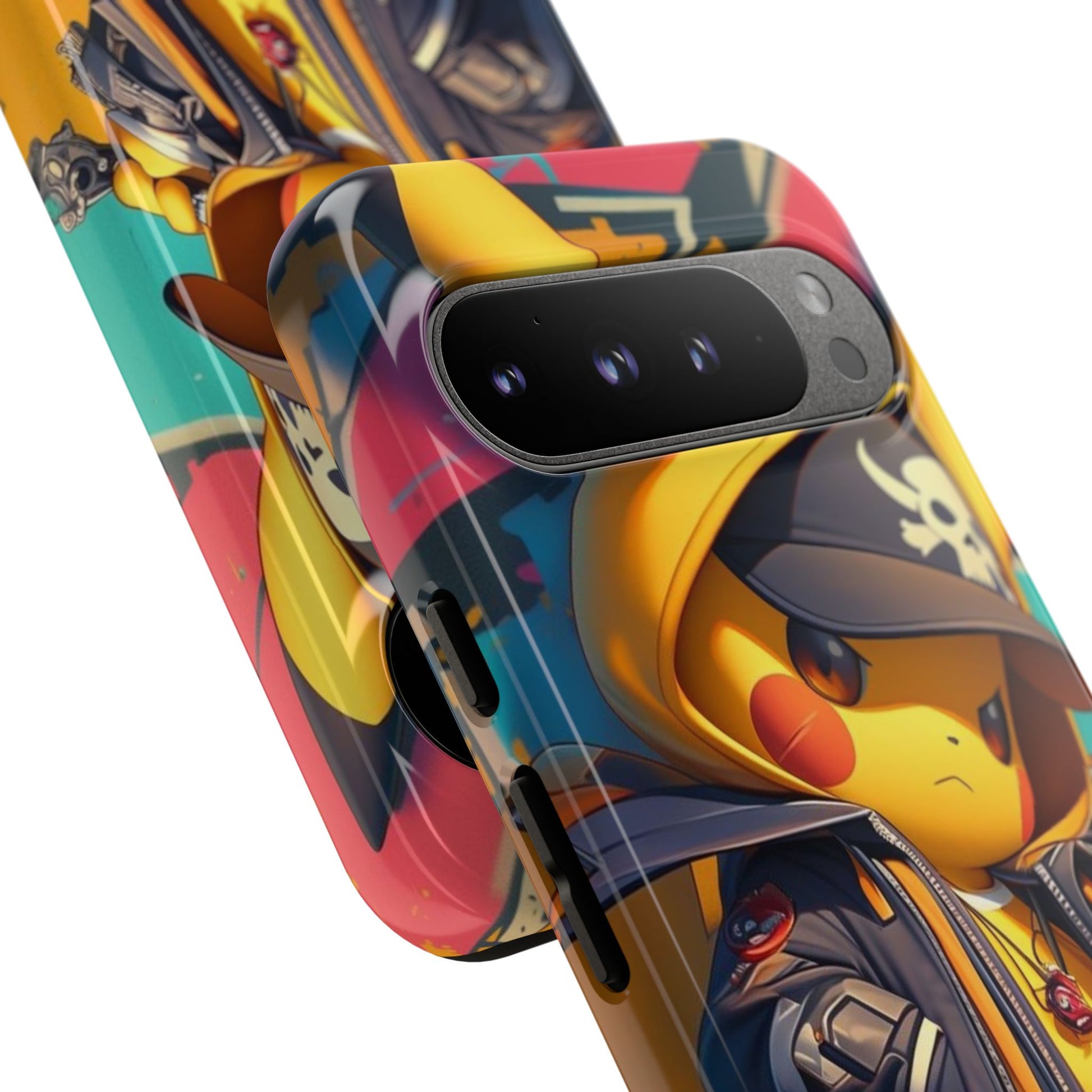 Cute Poke Bear Phone Case, Tough Cases for iPhones, Samsung, and Pixel