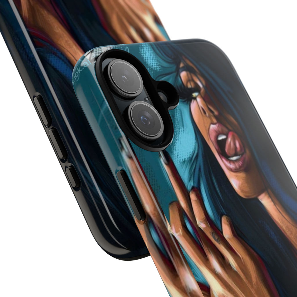 Tough Girl Theme Urban Design Cases for iPhones, Samsung, and Pixel