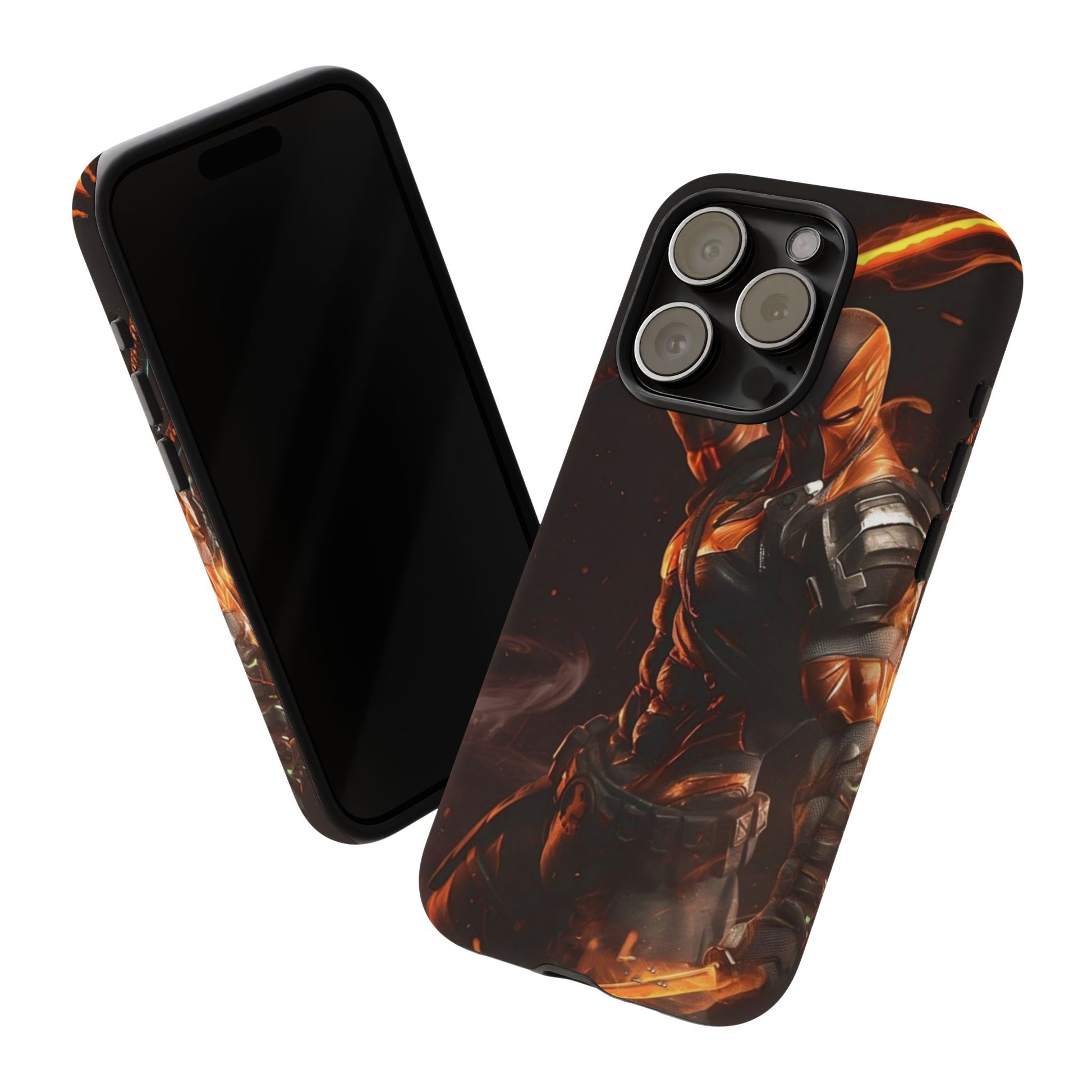 DC Comics Death Stroke Tough Cases for iPhones, Samsung, and Pixel