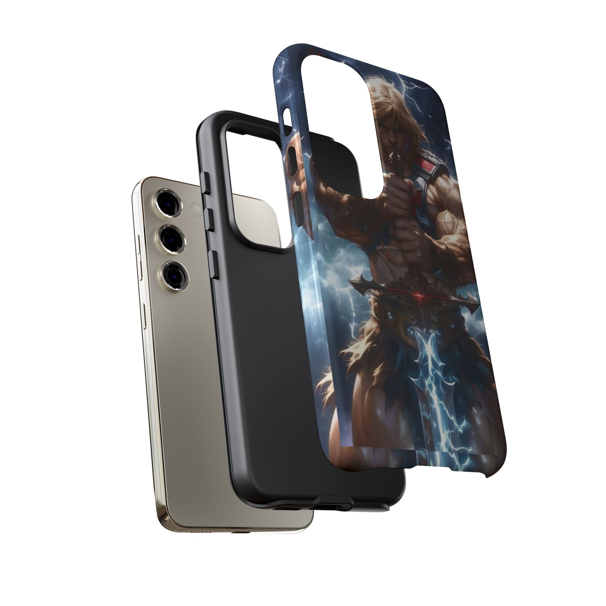 He-Man Masters of the Universe Tough Cases for iPhones, Samsung, and Pixel